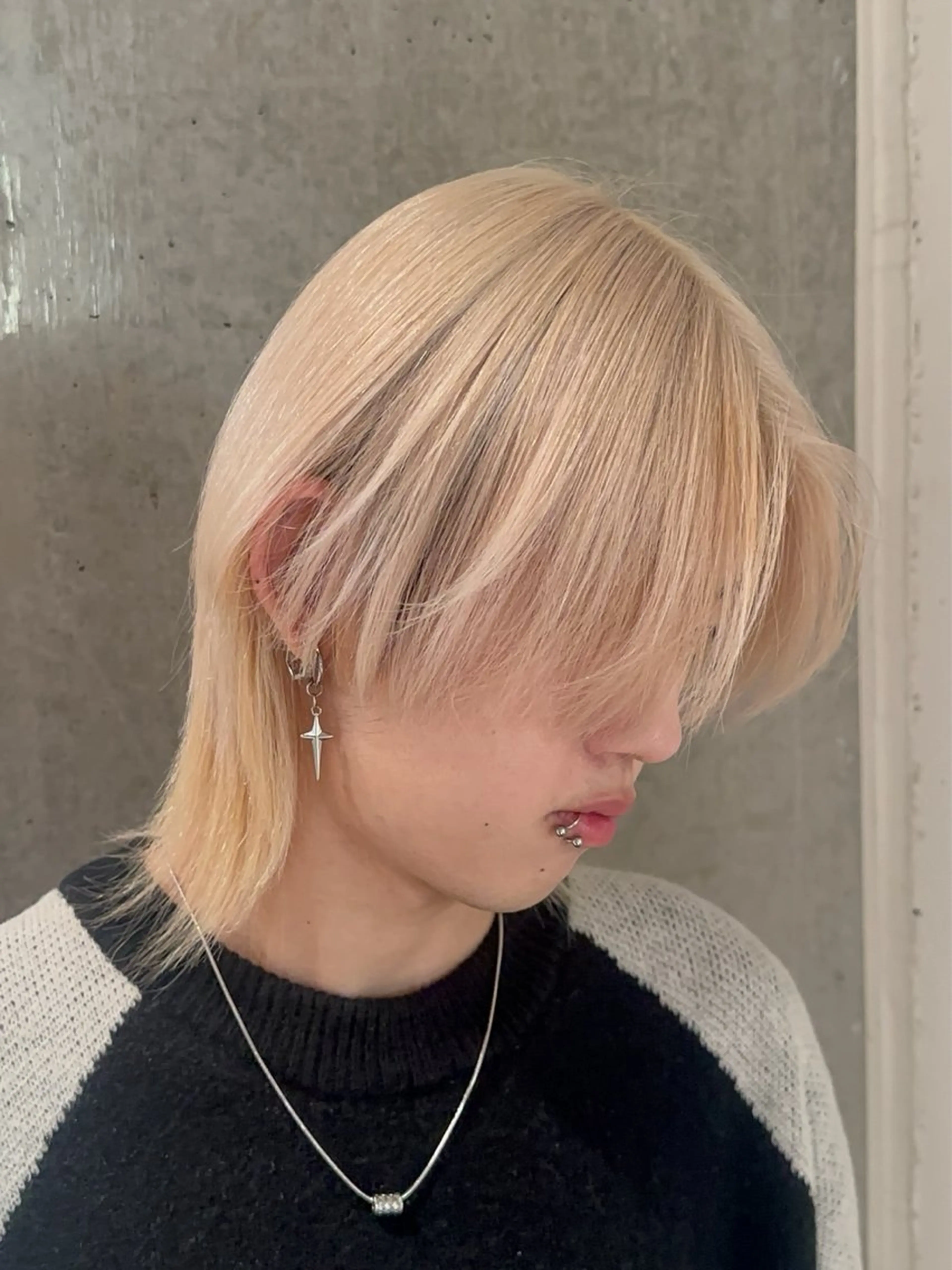 【ご新規様限定メニュー⭐️】🉐ブリーチリッタチ＋カラー＋トリートメント（ケアブリーチ＋2200円）の写真