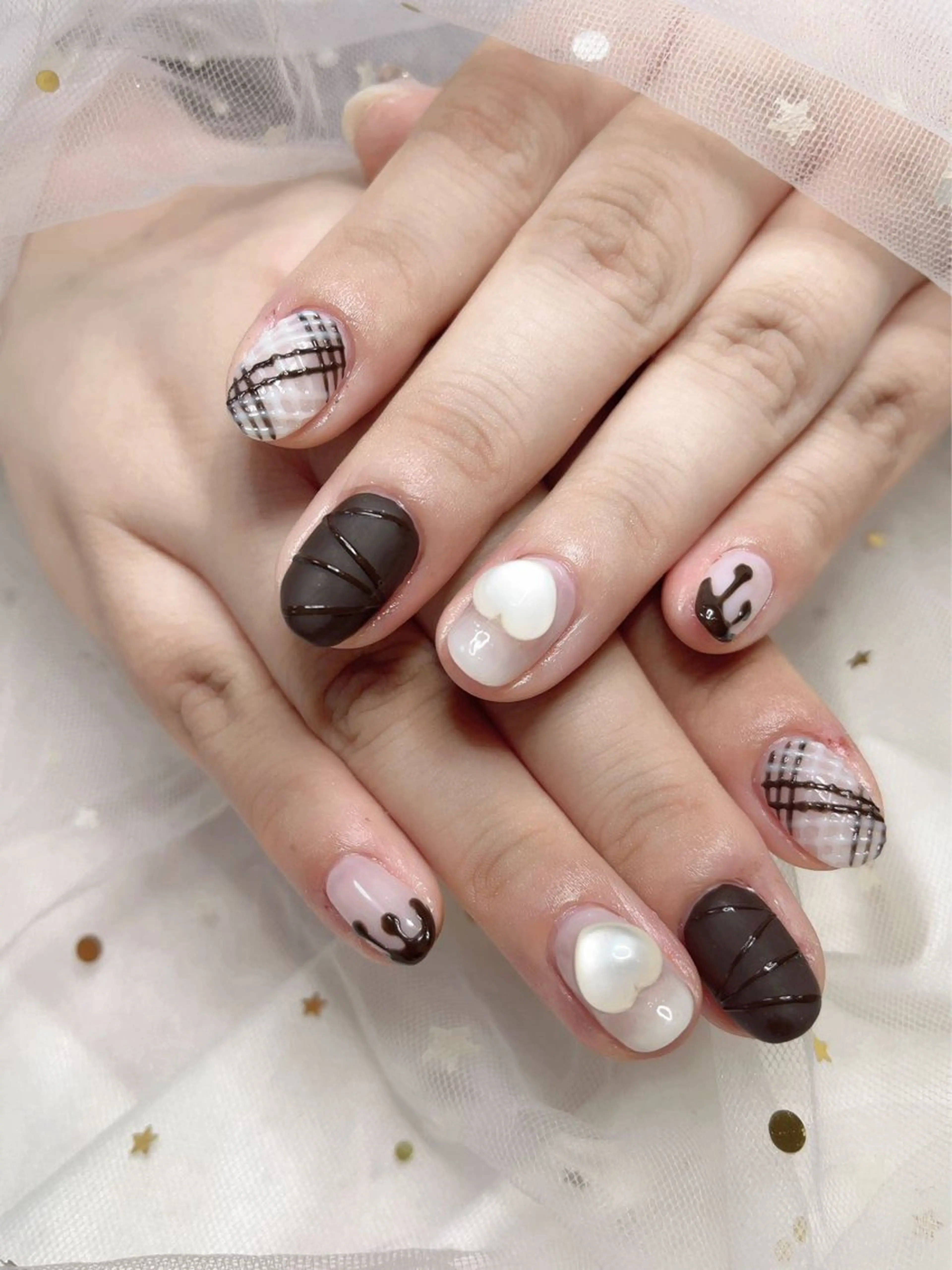 ネイル バレンタイン ジョリ kasumi🌹💅のネイルデザイン