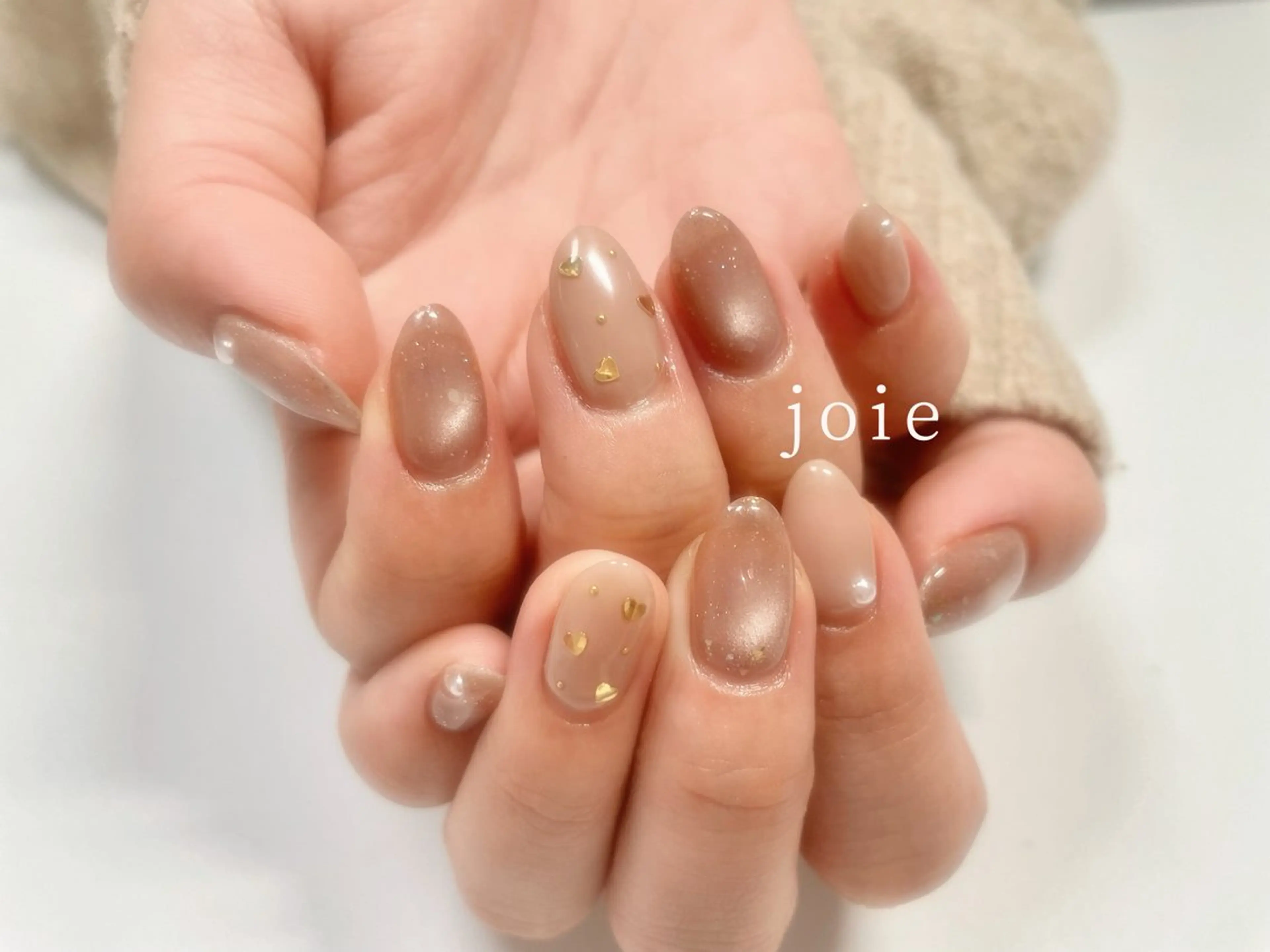 ネイル ハート キラキラネイル 韓国ネイル オフィスネイル バレンタイン Nailist Mikuのネイルデザイン