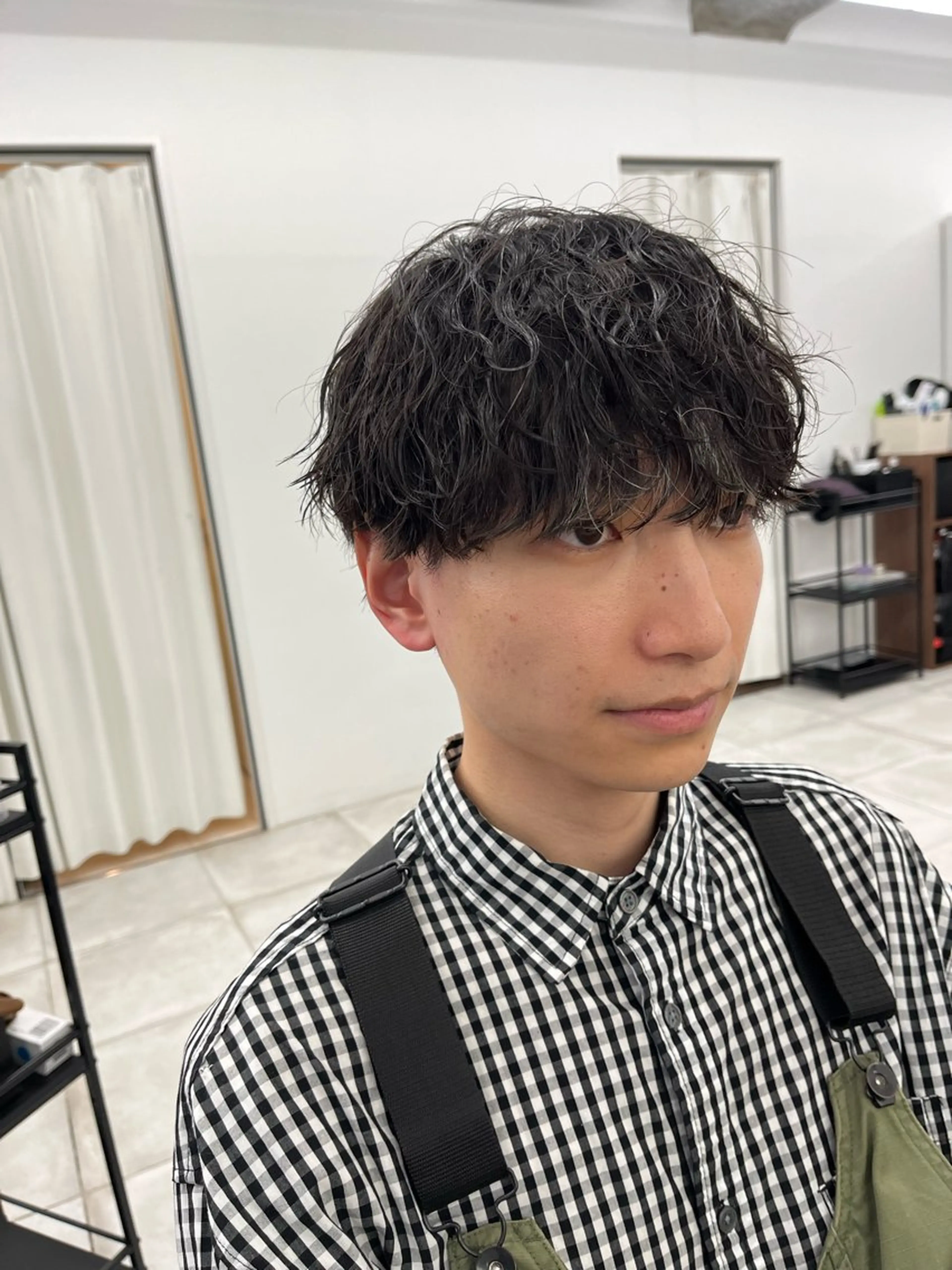 ショート パーマ メンズ 🏆メンズヘア特化 🥇代表りんぺーのヘアスタイル