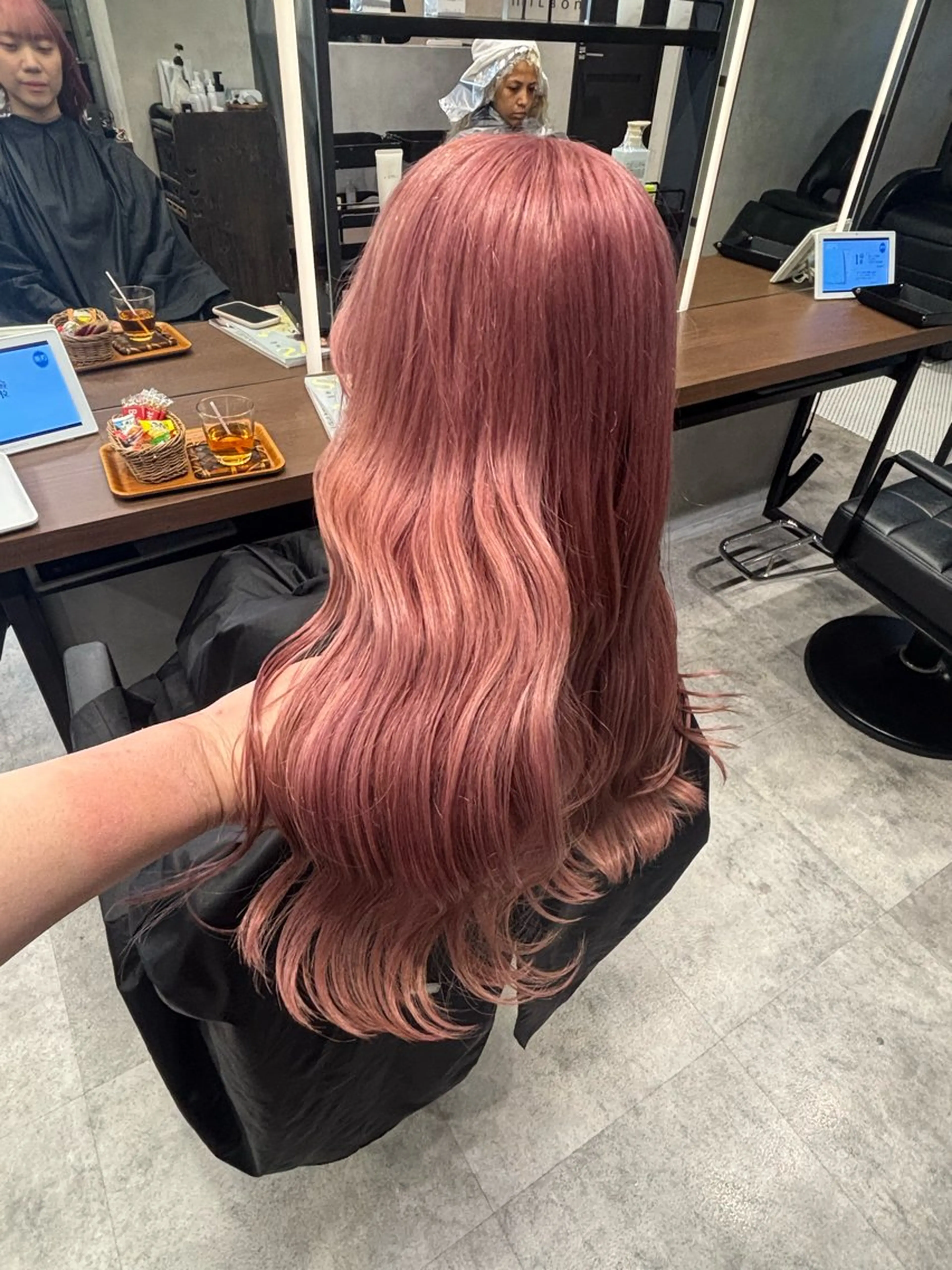 カラー ハイトーンカラー ピンクカラー カット ヘアカラー トリートメント 暖色/ハイトーン/ カラー/HBLのヘアスタイル