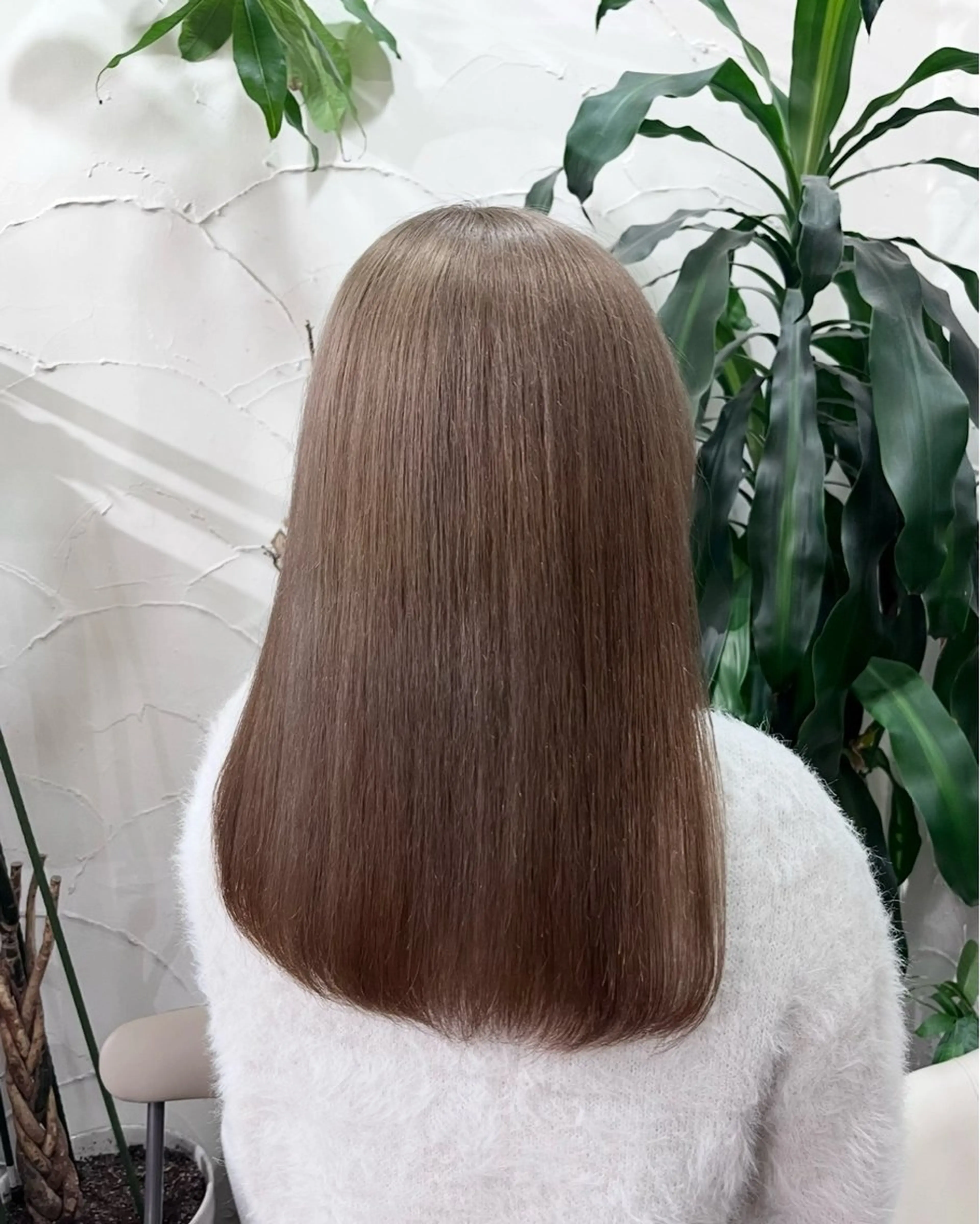 ロング ヘアカラー トリートメント ヘッドスパ 角田 満帆のヘアスタイル