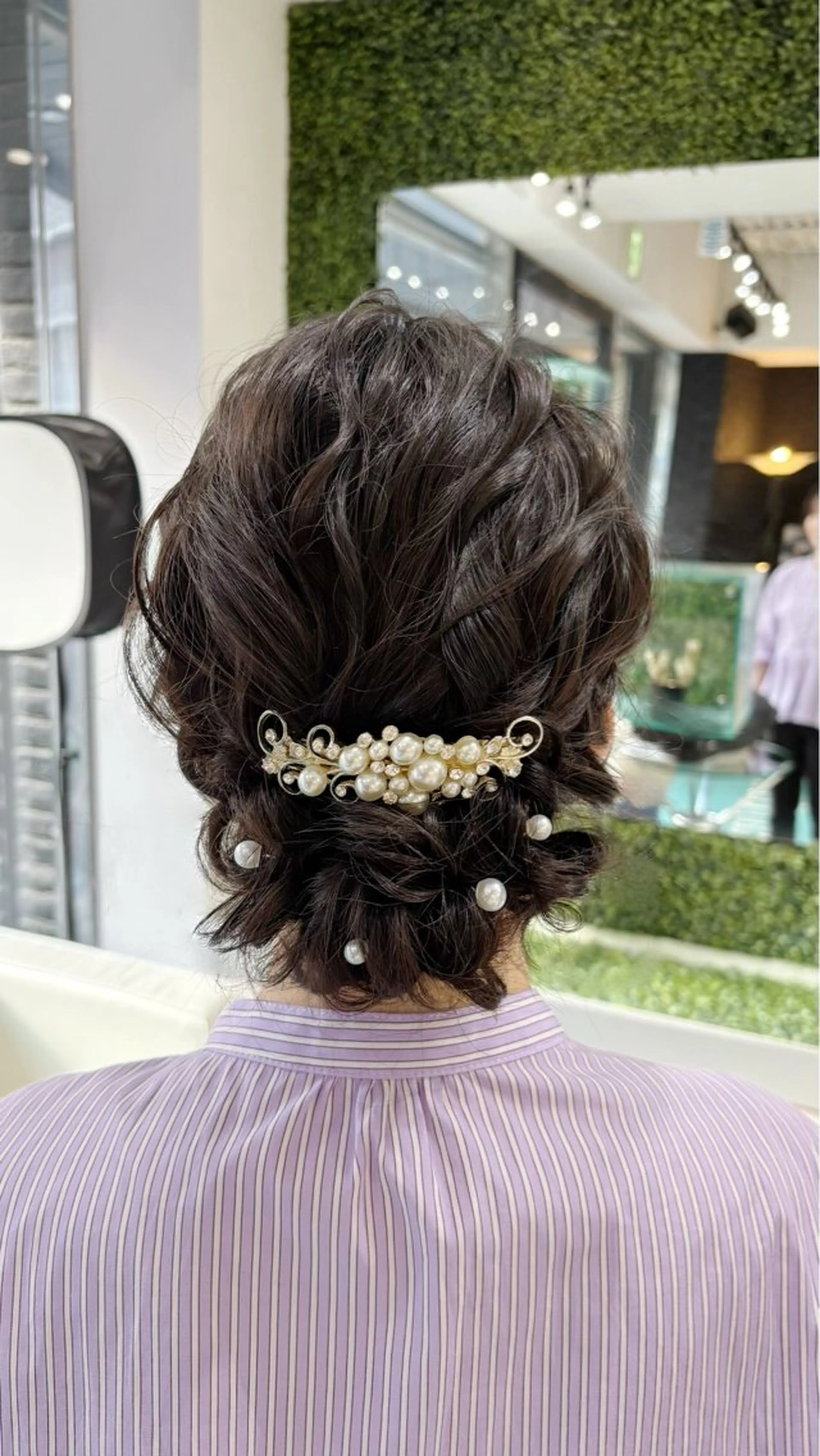 ミディアム ヘアセット 天野 直美のヘアスタイル