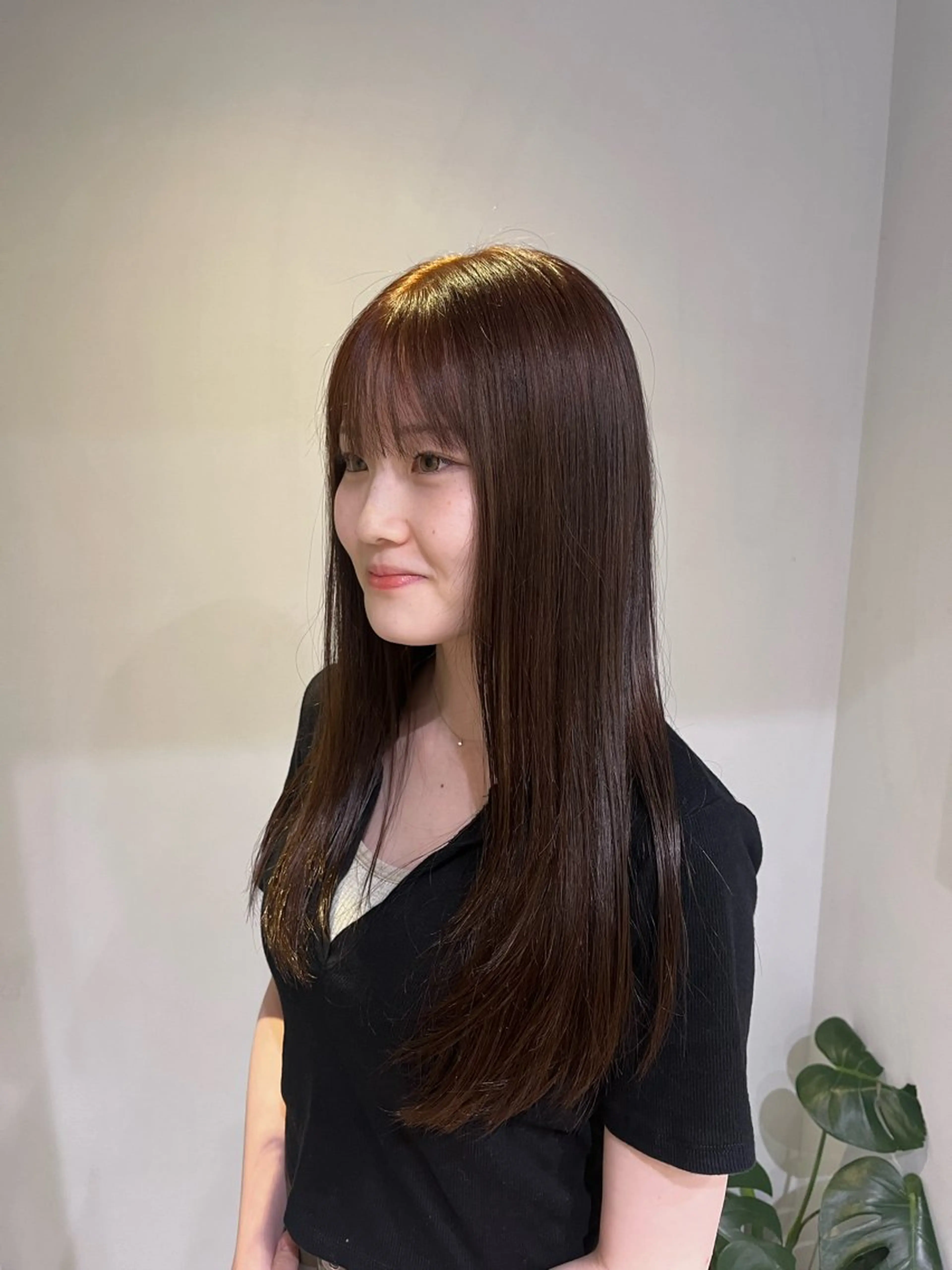 セミロング カラー -さたけ たつき-のヘアスタイル