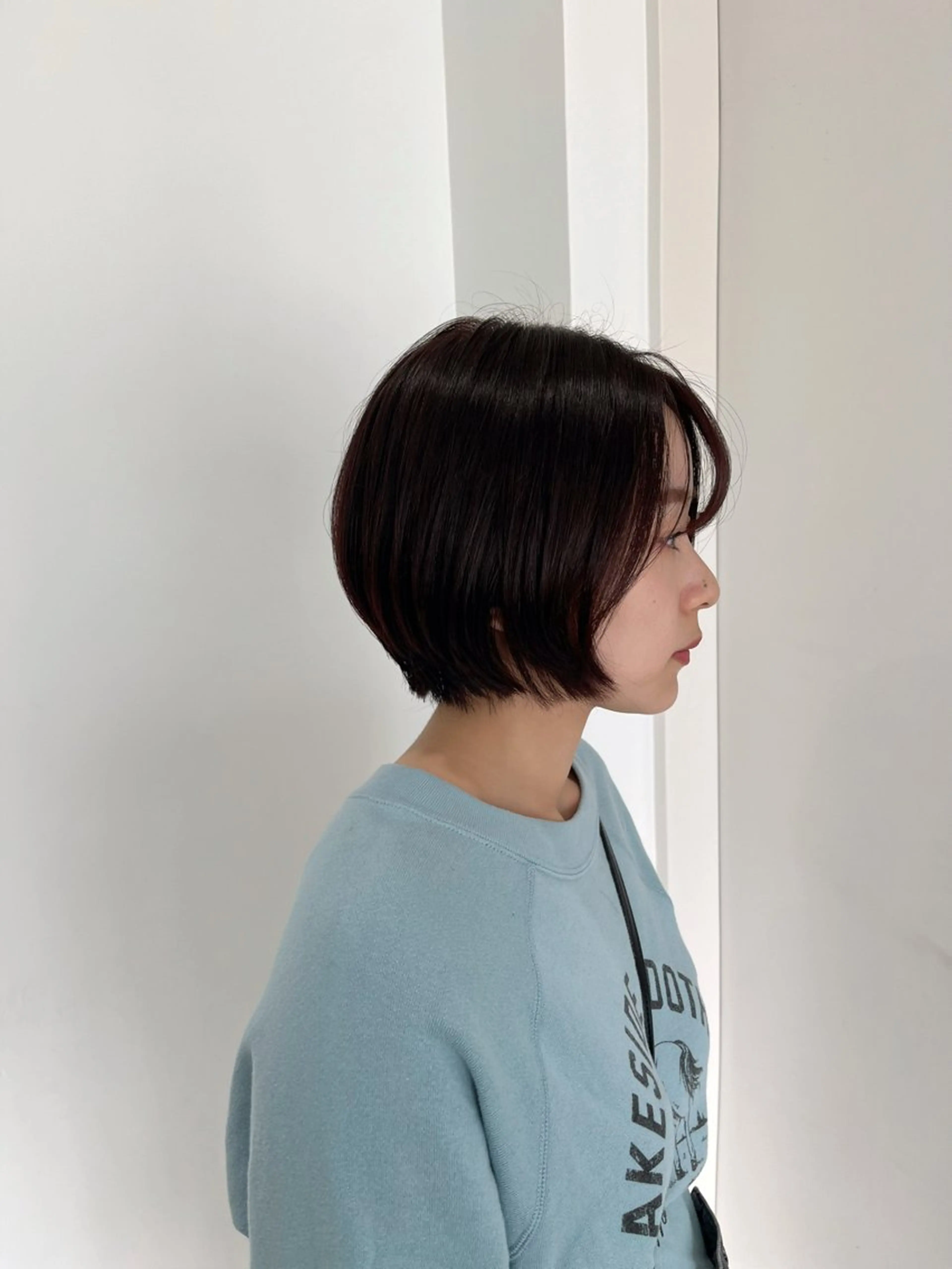 ショート 縮毛矯正/ハイトーン /パーマ/前原汐🎐のヘアスタイル