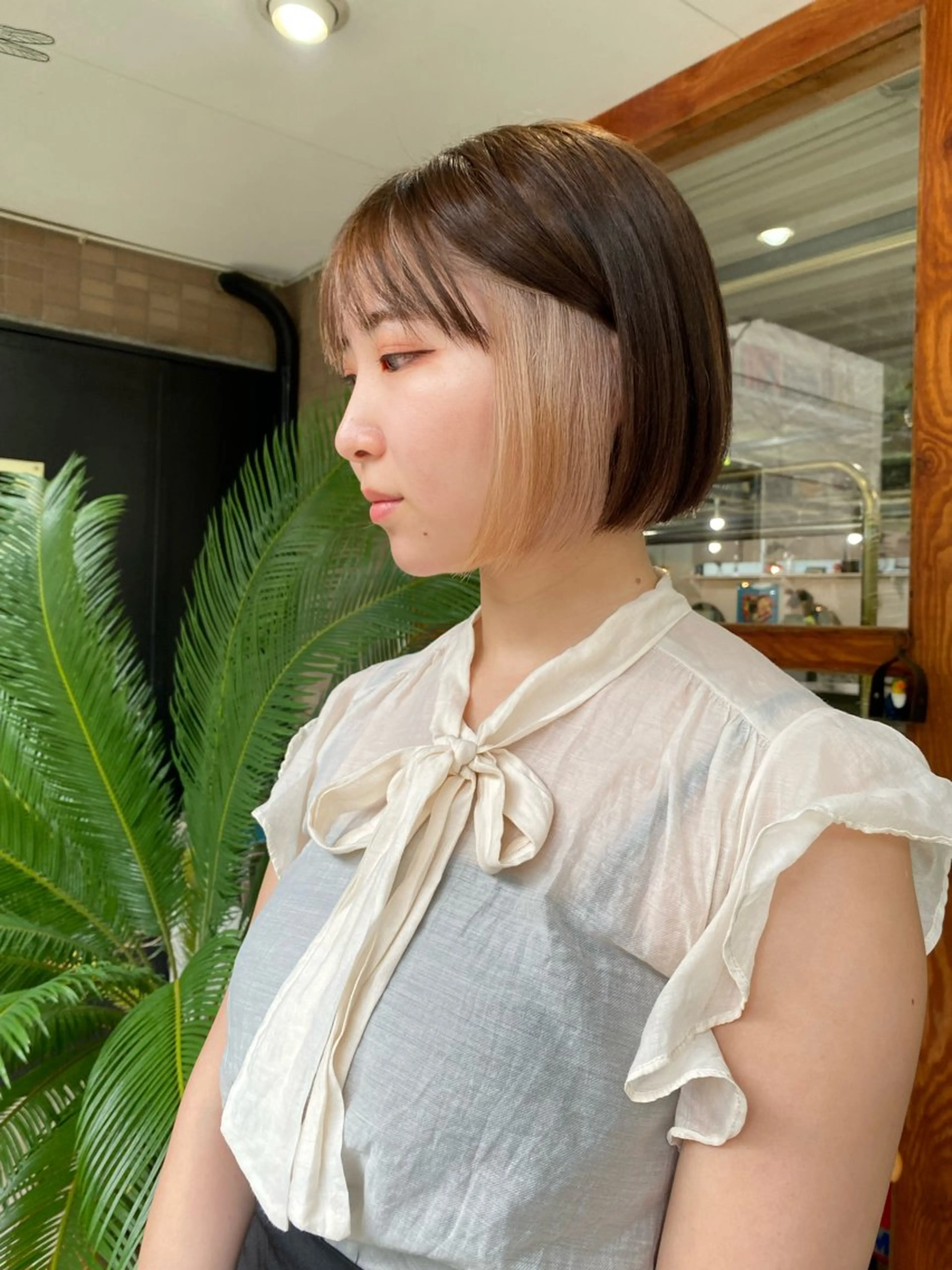 ショート カラー カット ヘアカラー なぎ🌿.∘[ボブ, ニュアンスカラー]のヘアスタイル