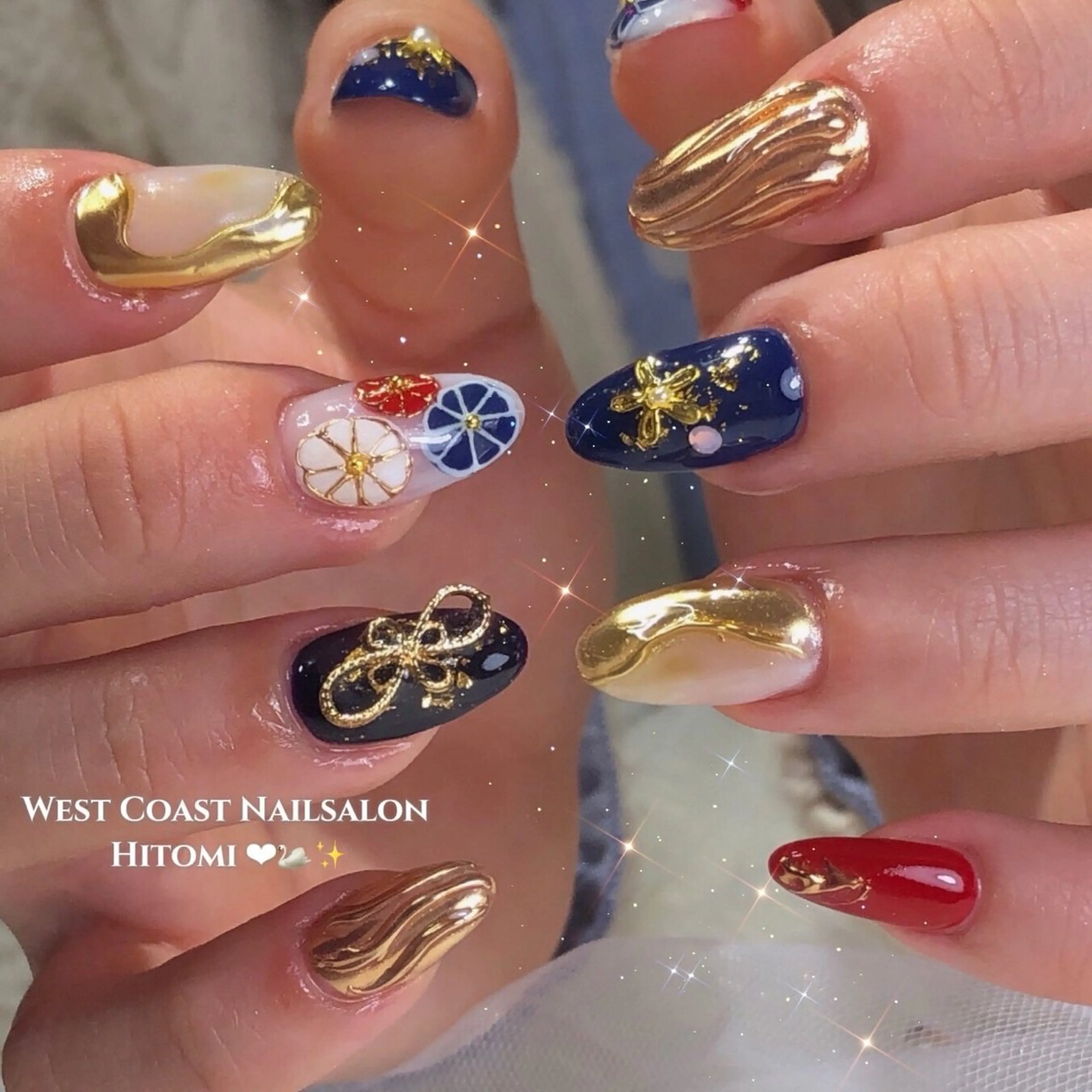 ネイル アートネイル 成人式 卒業式 持ち込み ぷっくりネイル ハンドネイル Hi_nails \ パラジェル取扱店のその他イメージ