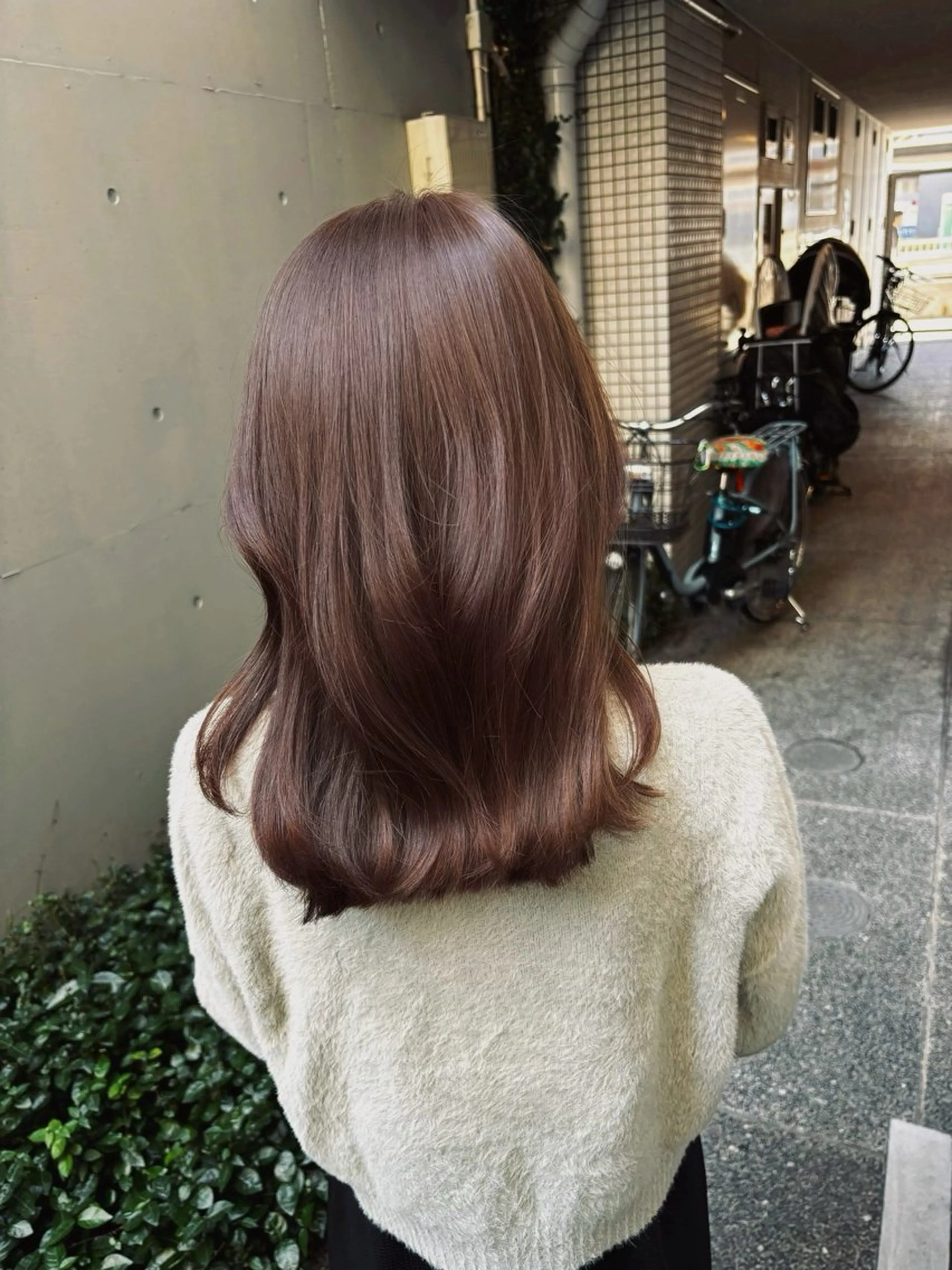ミディアム カラー Large 都筑雅人のヘアスタイル
