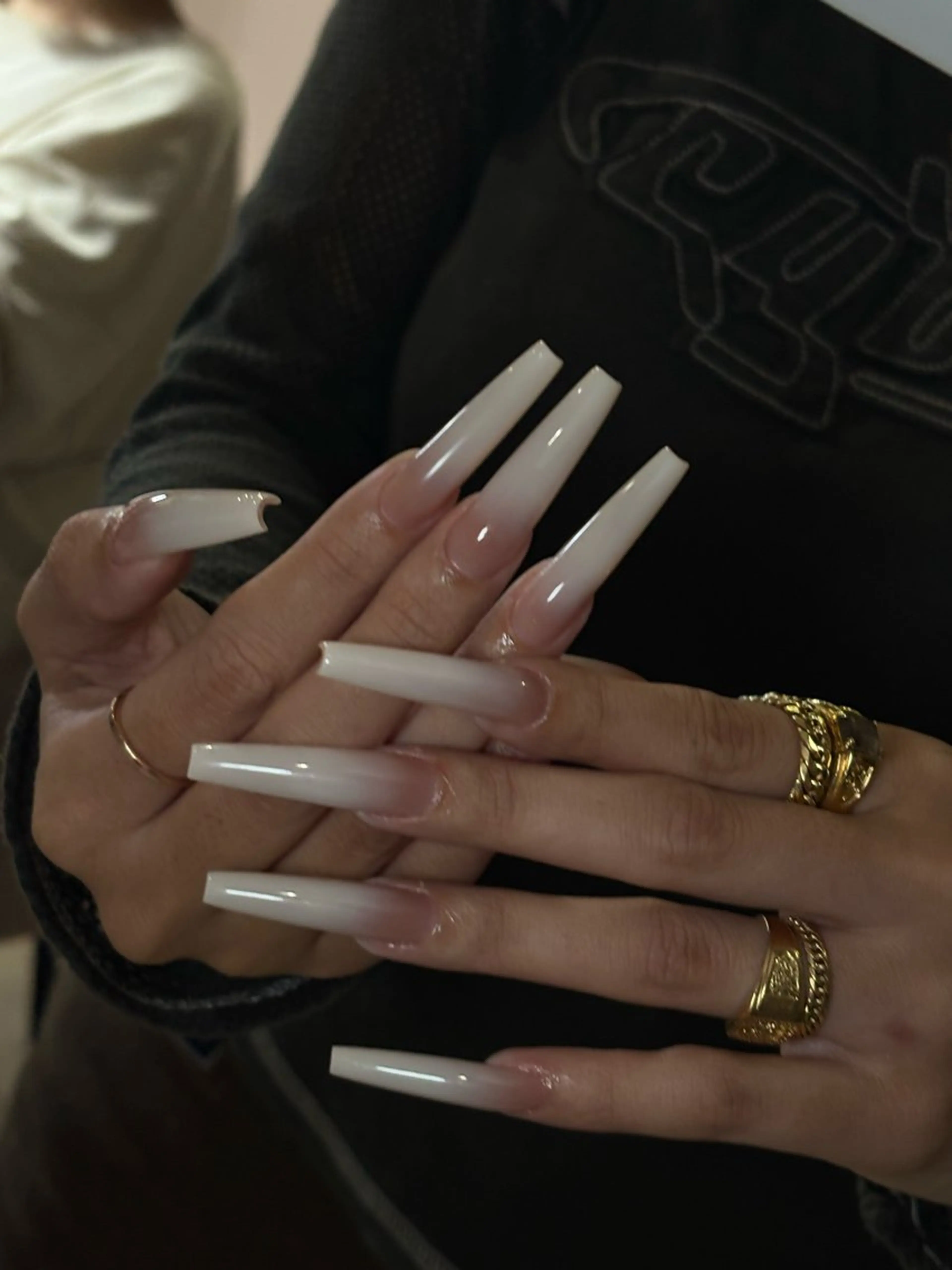 ネイル ロングネイル ハンドネイル Dark honey スカルプ専門原宿店のネイルデザイン