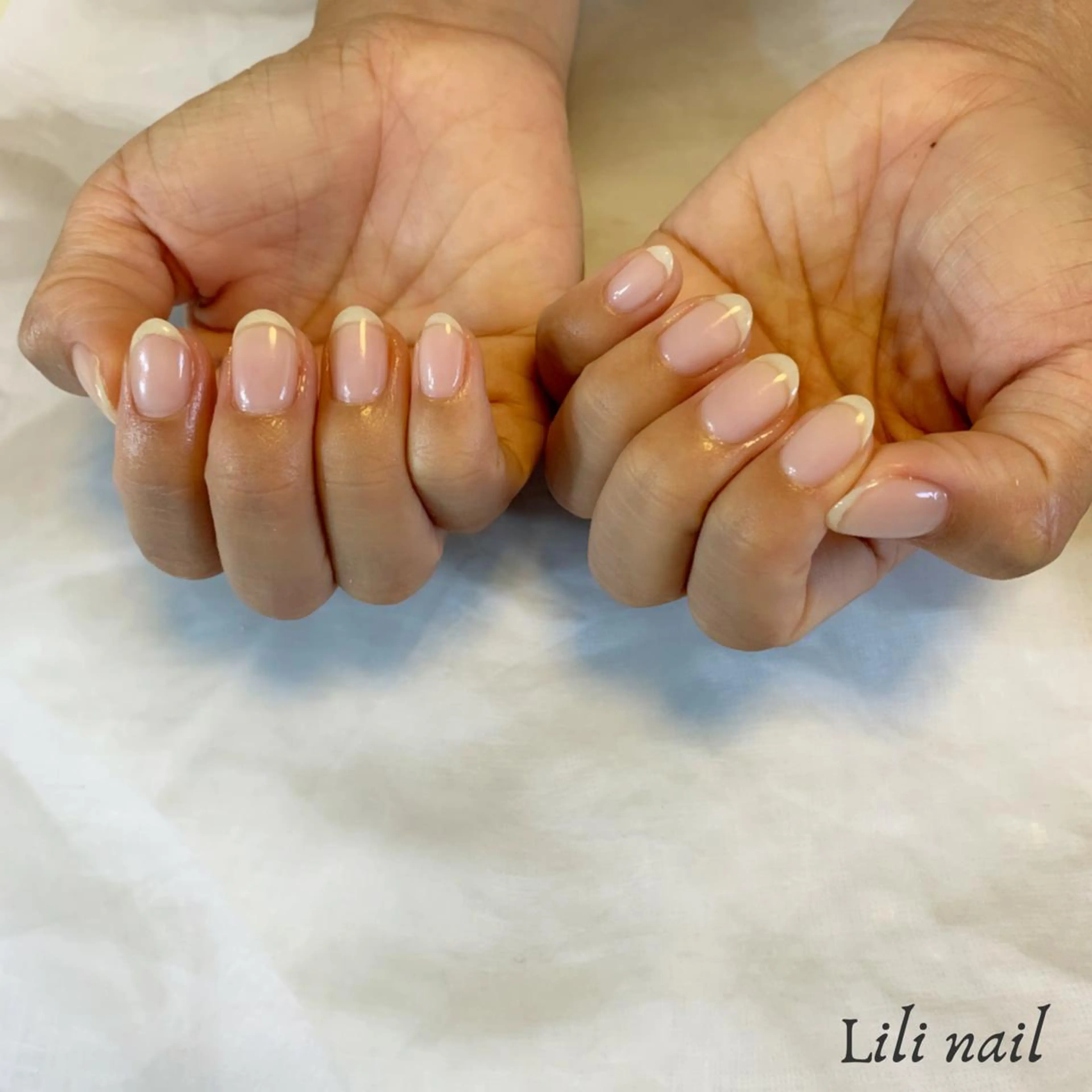 ショート ネイル クリアネイル Lili beauty salon所属・Lilibeauty salonのネイルデザイン