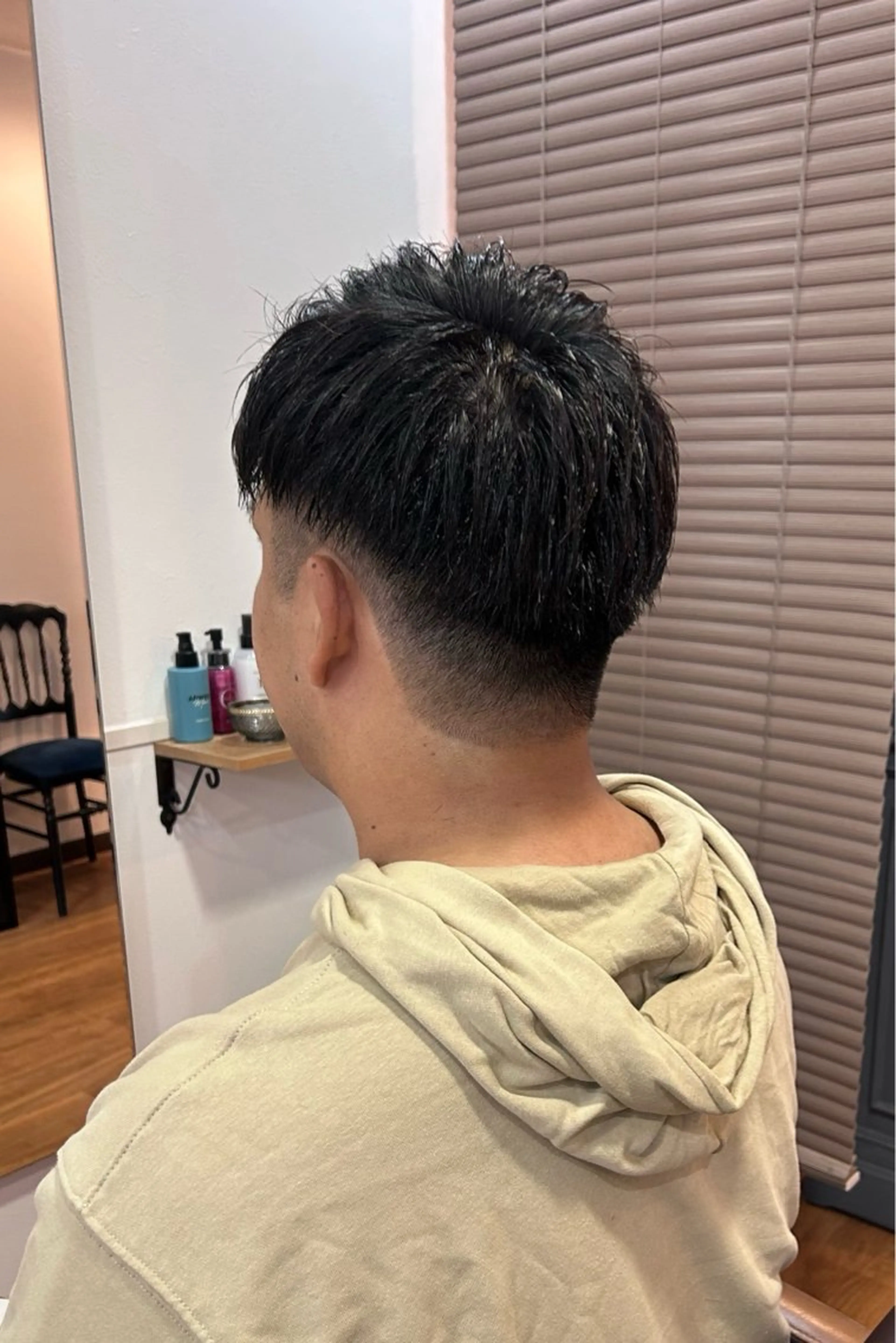 ショート ヘアアレンジ メンズ ツーブロック カット flower所属・原田 歩実のヘアスタイル