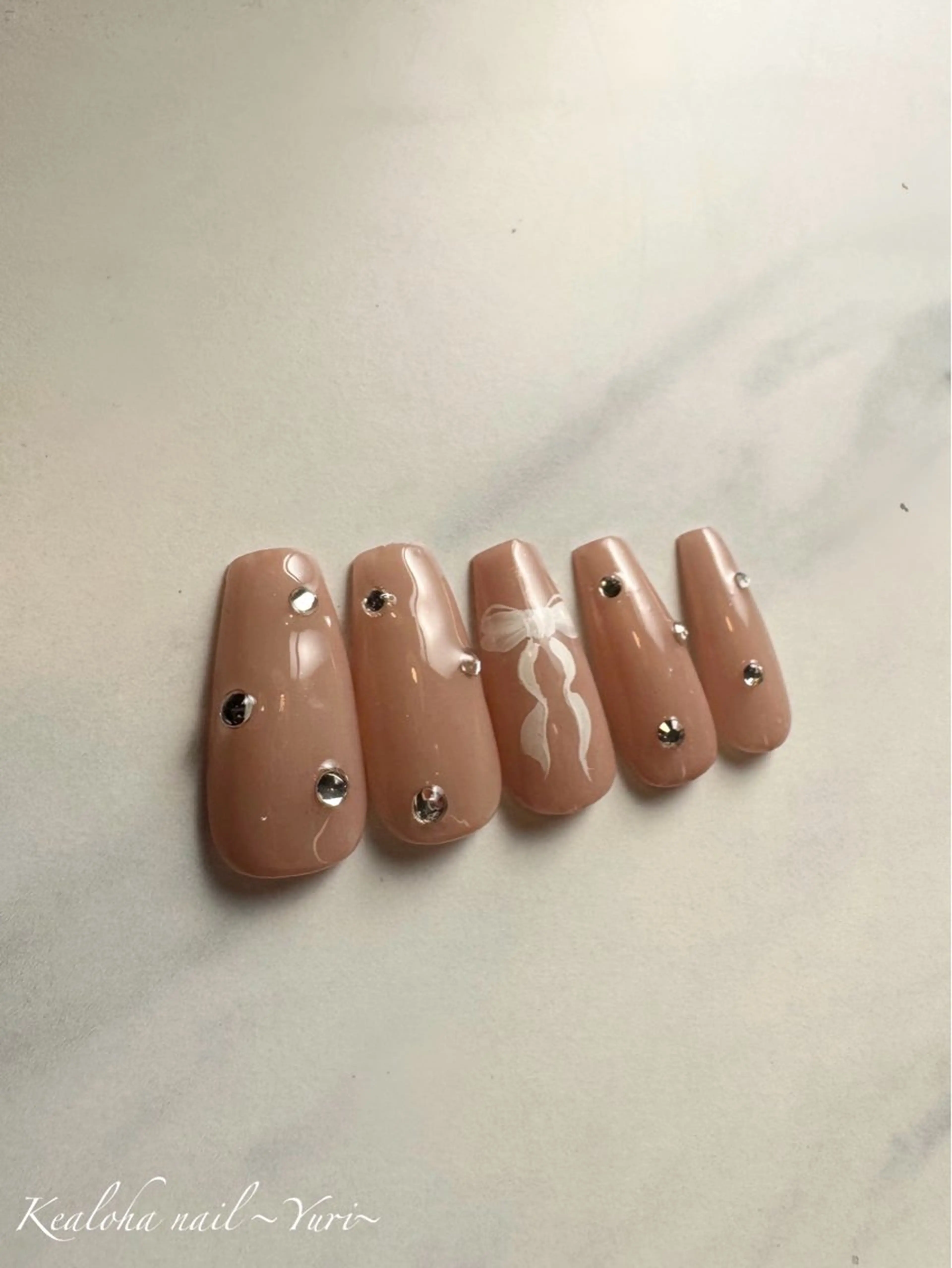 ネイル アートネイル 持ち込み Kealoha nail所属・西村 ゆりのネイルデザイン