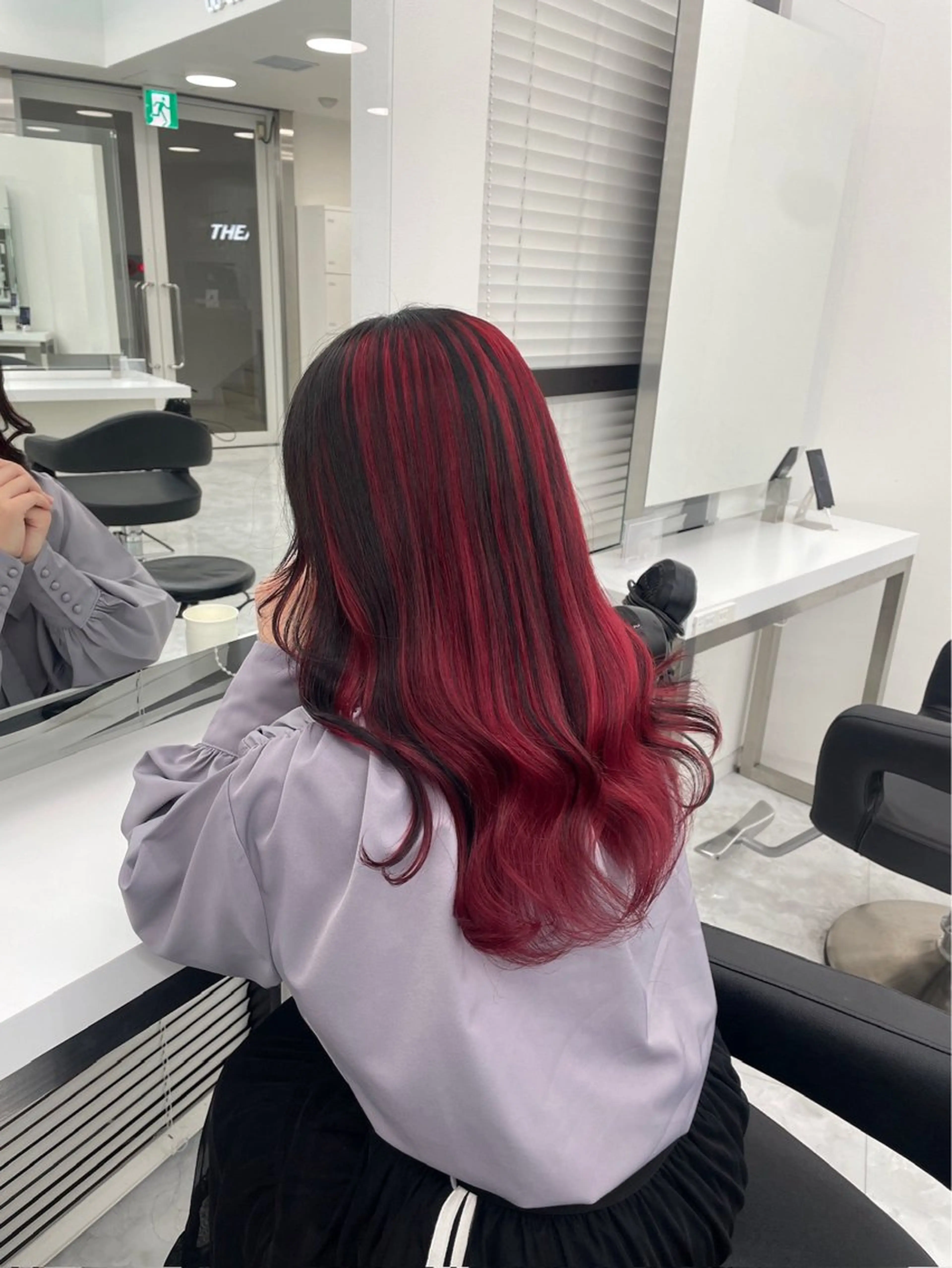 ロング カラー ヘアカラー トリートメント mina/暖色カラー 🥀韓国風カット🥀のヘアスタイル