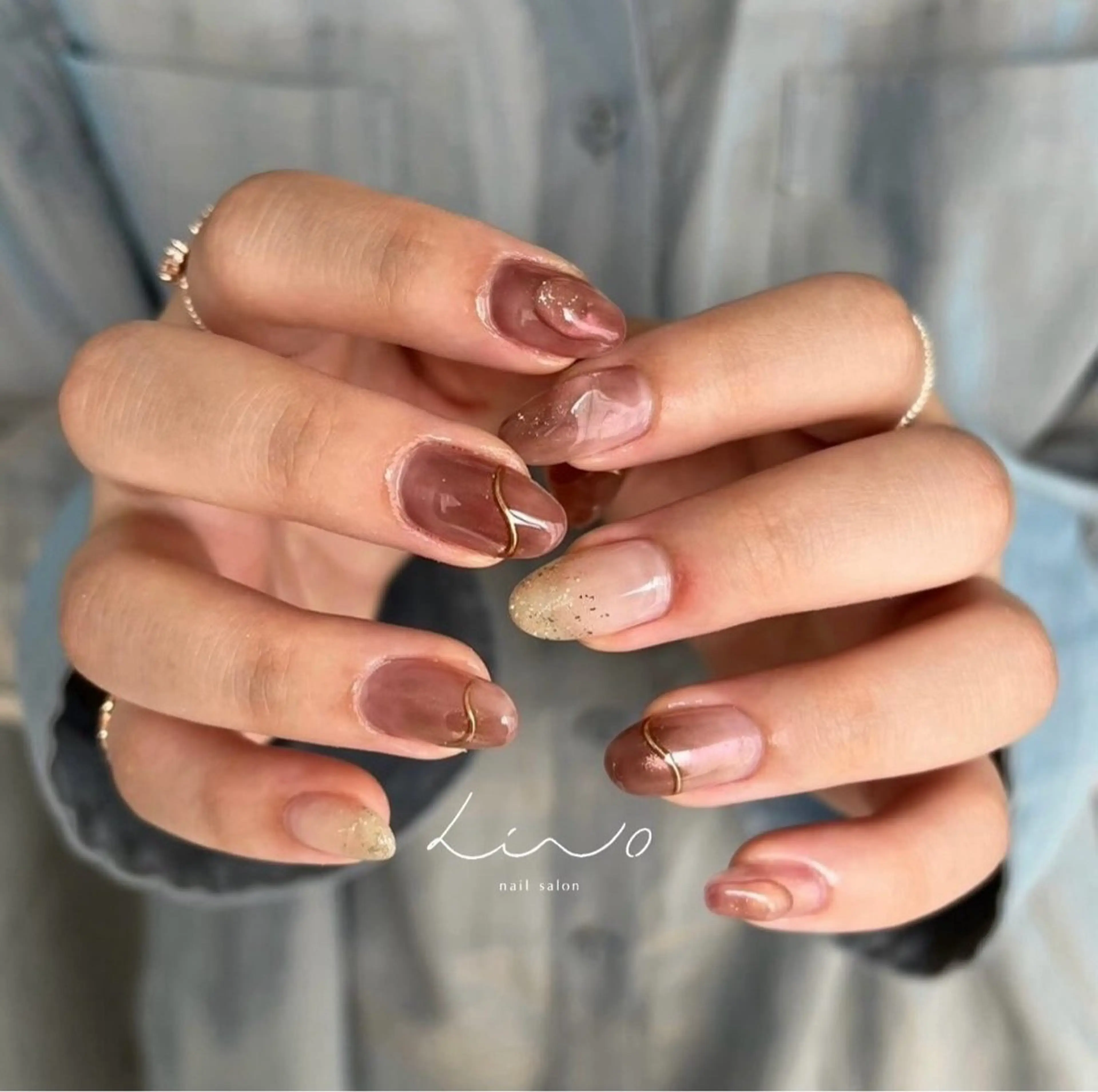 ネイル ハンドネイル lino大阪本町店所属・lino 大阪本町店のネイルデザイン