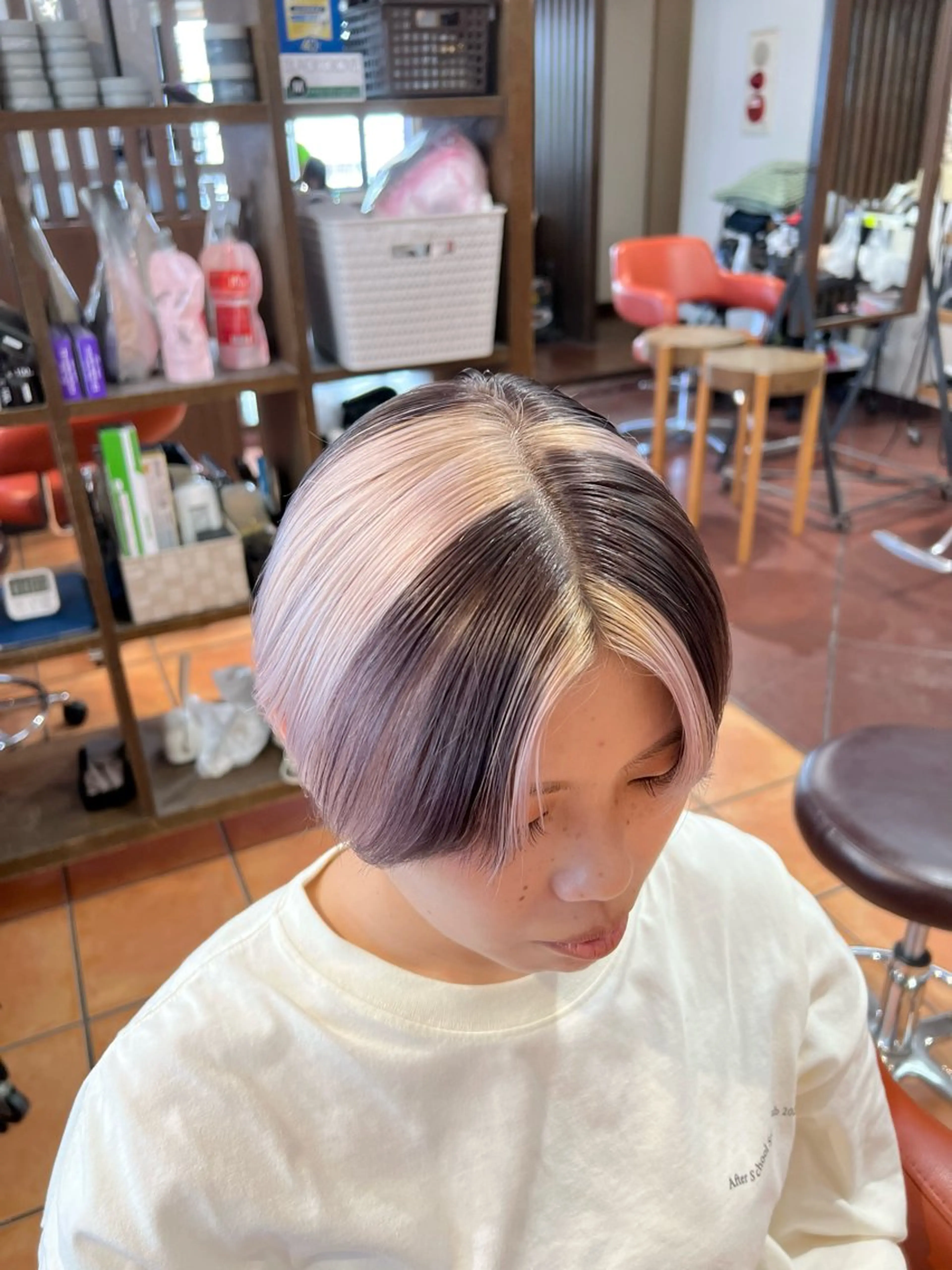 ショート カラー ブリーチ特化美容室 ☆selene☆のヘアスタイル