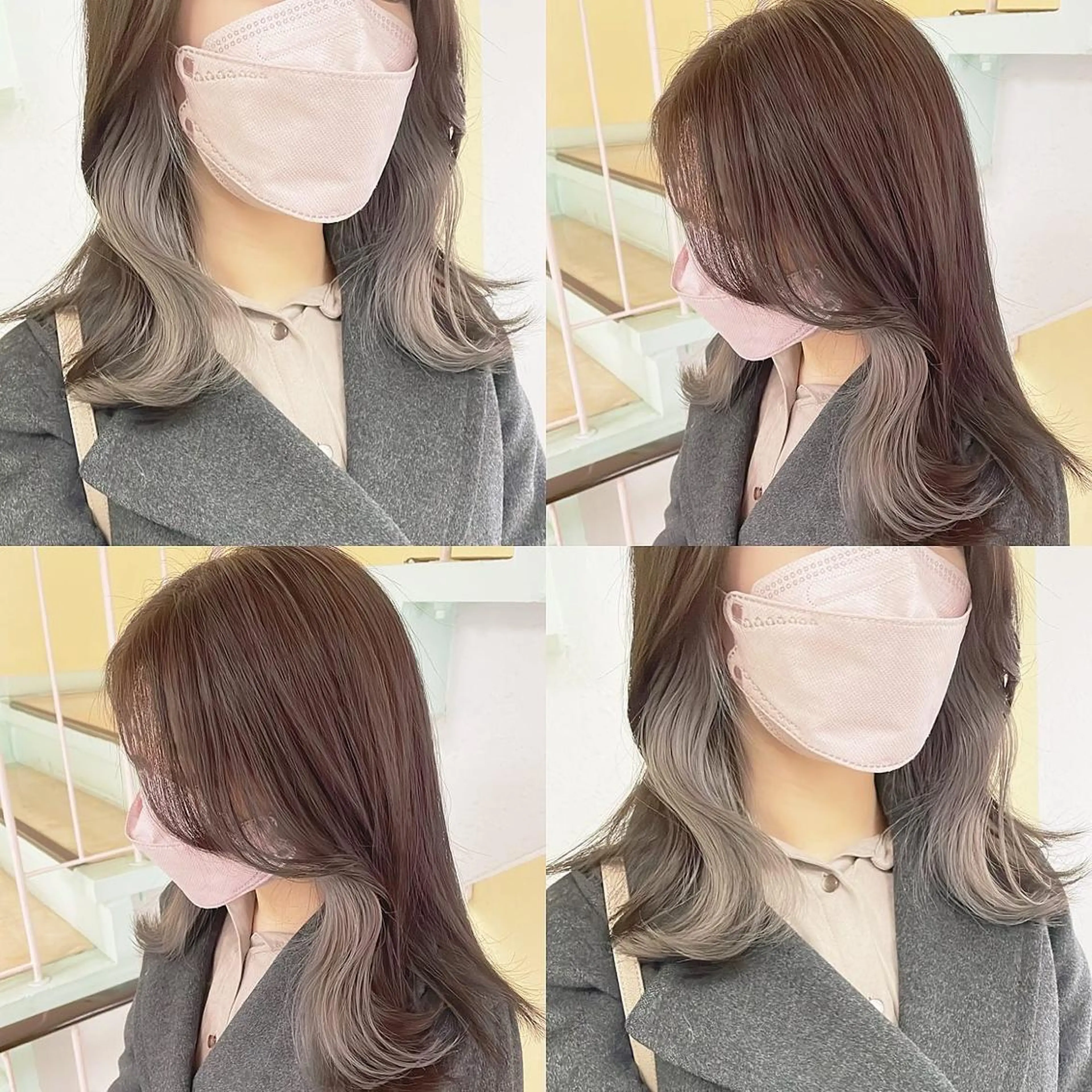 カラー ヘアカラー トリートメント 渋谷:インナーカラー ／🍒エリカ🍒のヘアスタイル