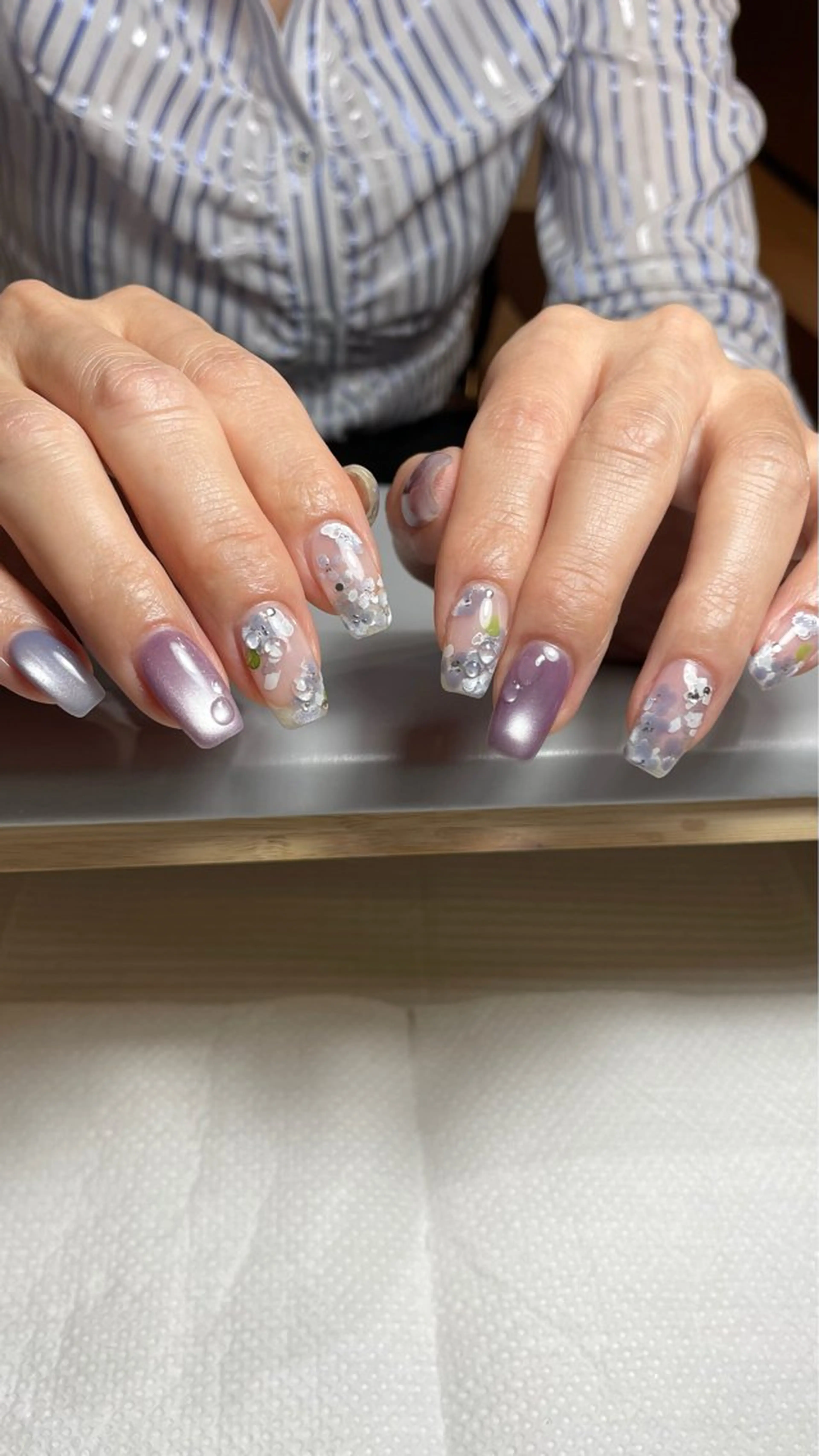 ネイル ハンドネイル ざんねん負け犬ちゃん 南堀江のネイルデザイン