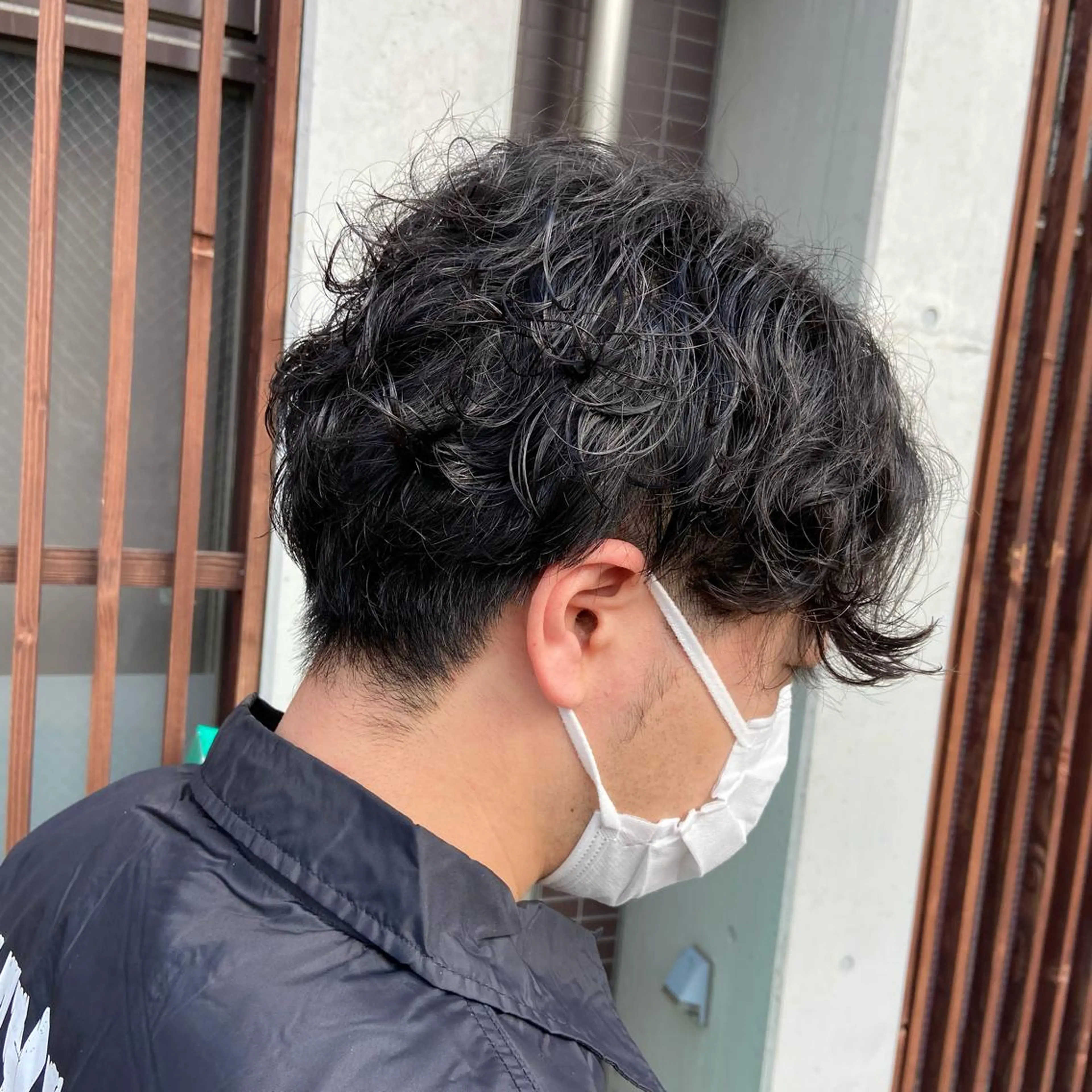 ショート メンズ メンズパーマ インナーカラー指名 No.1菊池柊真のヘアスタイル