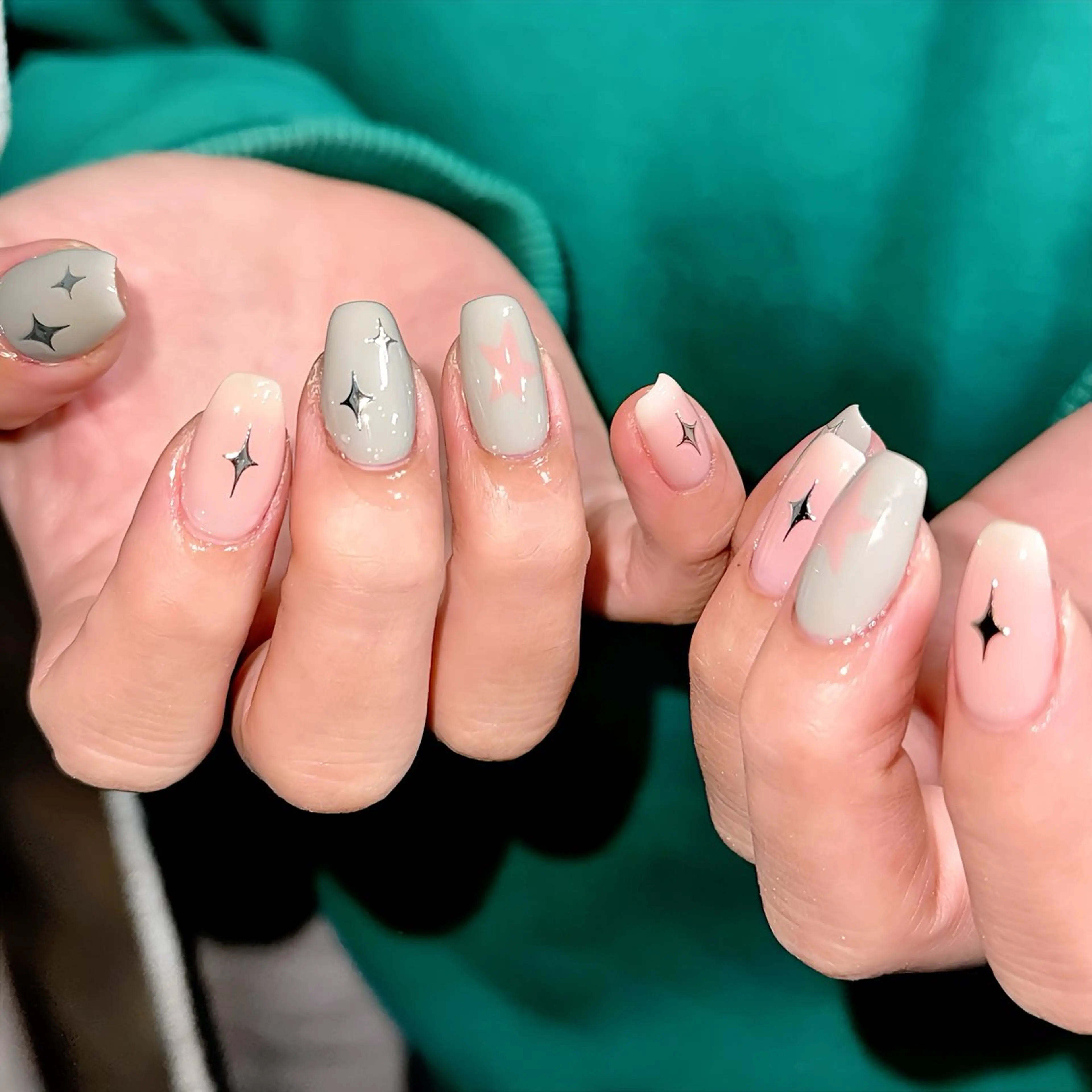ネイル アートネイル フレンチネイル シンプルネイル ツイードネイル ワンホンネイル ハンドネイル 🫧OPELIA NAIL渋谷🫧のネイルデザイン