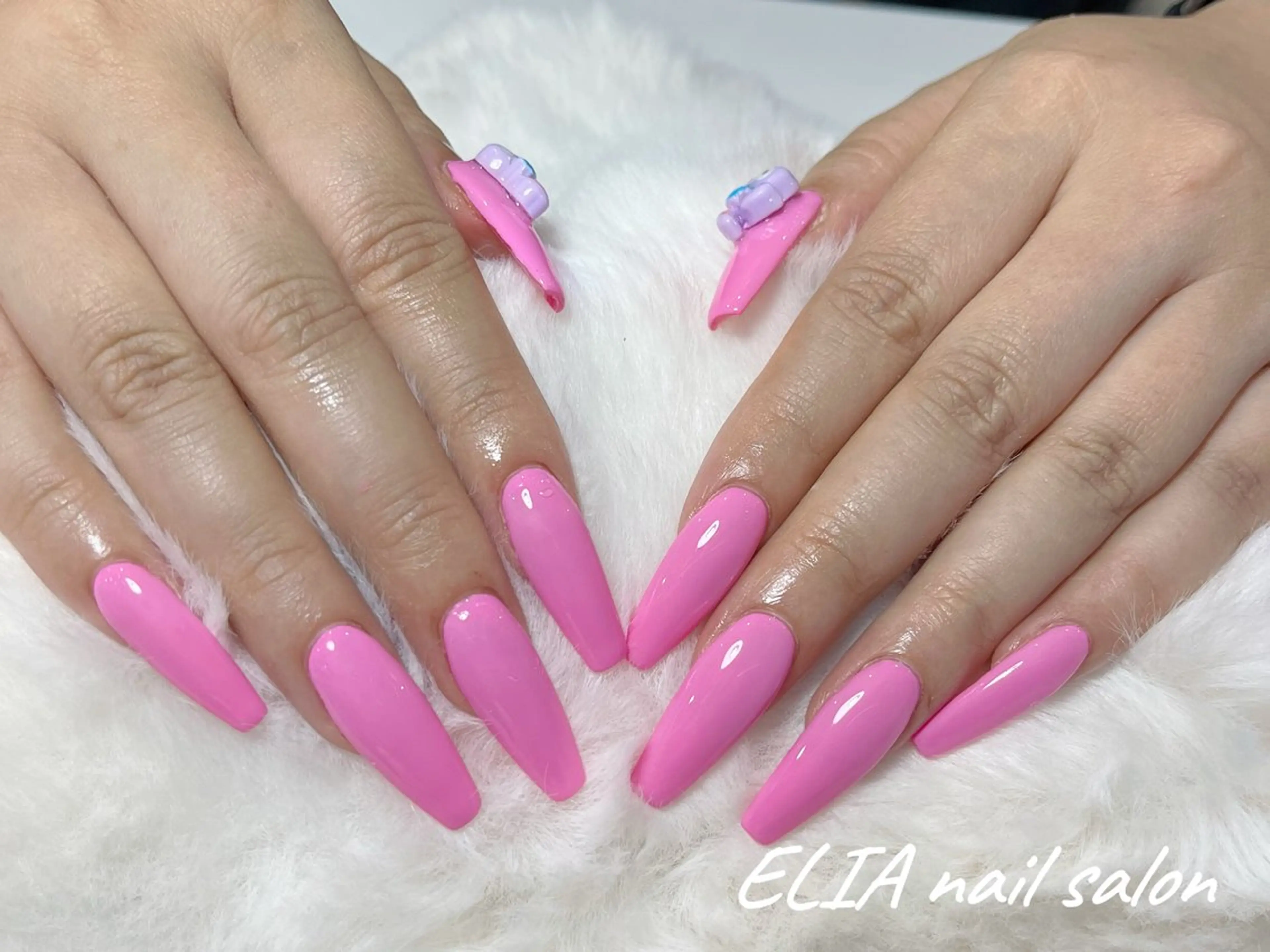ロング カラー cici nailのネイルデザイン