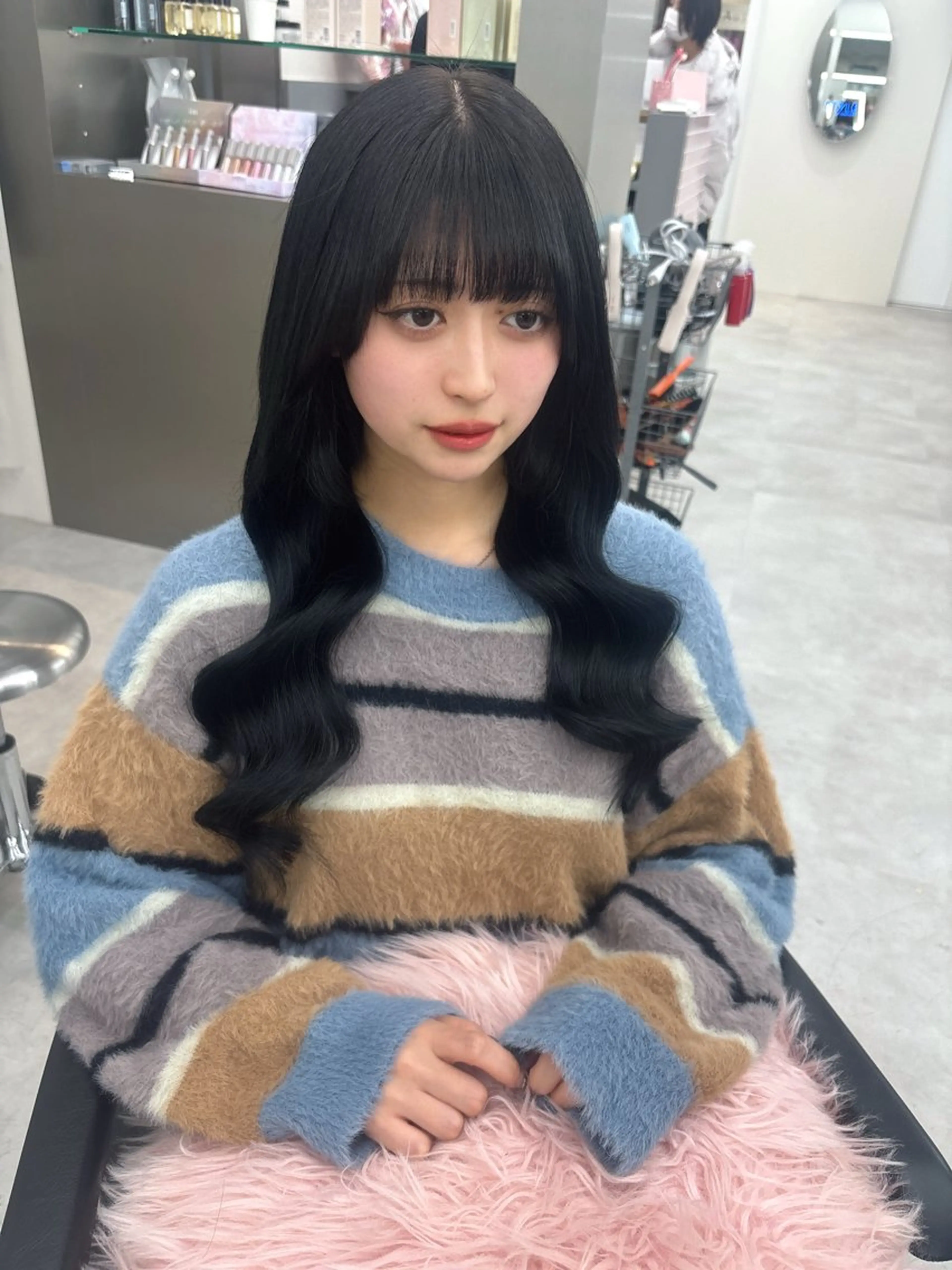 ロング カラー ヘアアレンジ メンズ カット ヘアカラー トリートメント エクステ ヘアセット シールエクステ🎀 羽エクステ🌙しぇるのヘアスタイル