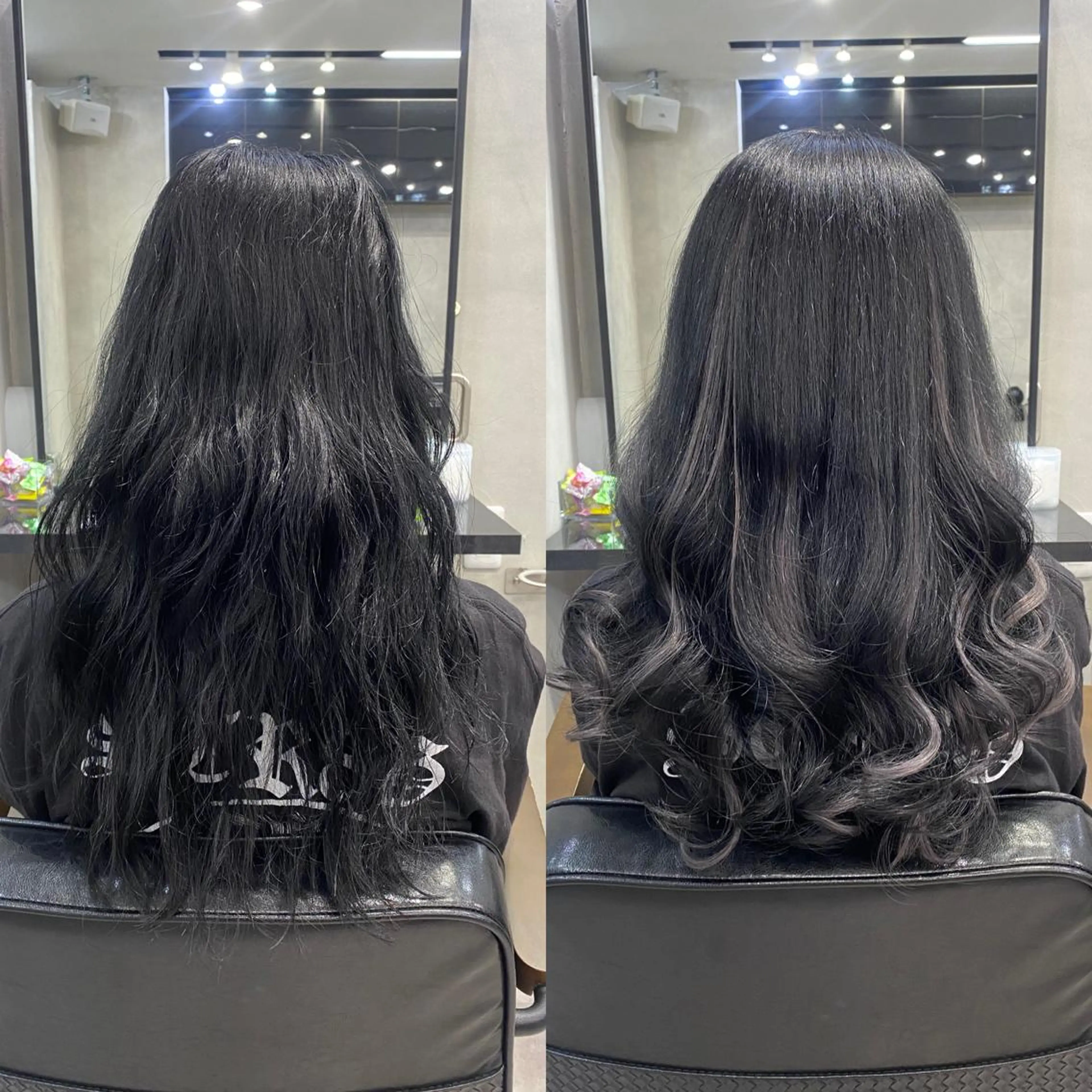 セミロング カラー ヘアアレンジ ショートボブ シールエクステ セミロングパーマ バレイヤージュ 透明感カラー LAVENDIA Azabu所属・LAVENDIA 初音のヘアスタイル