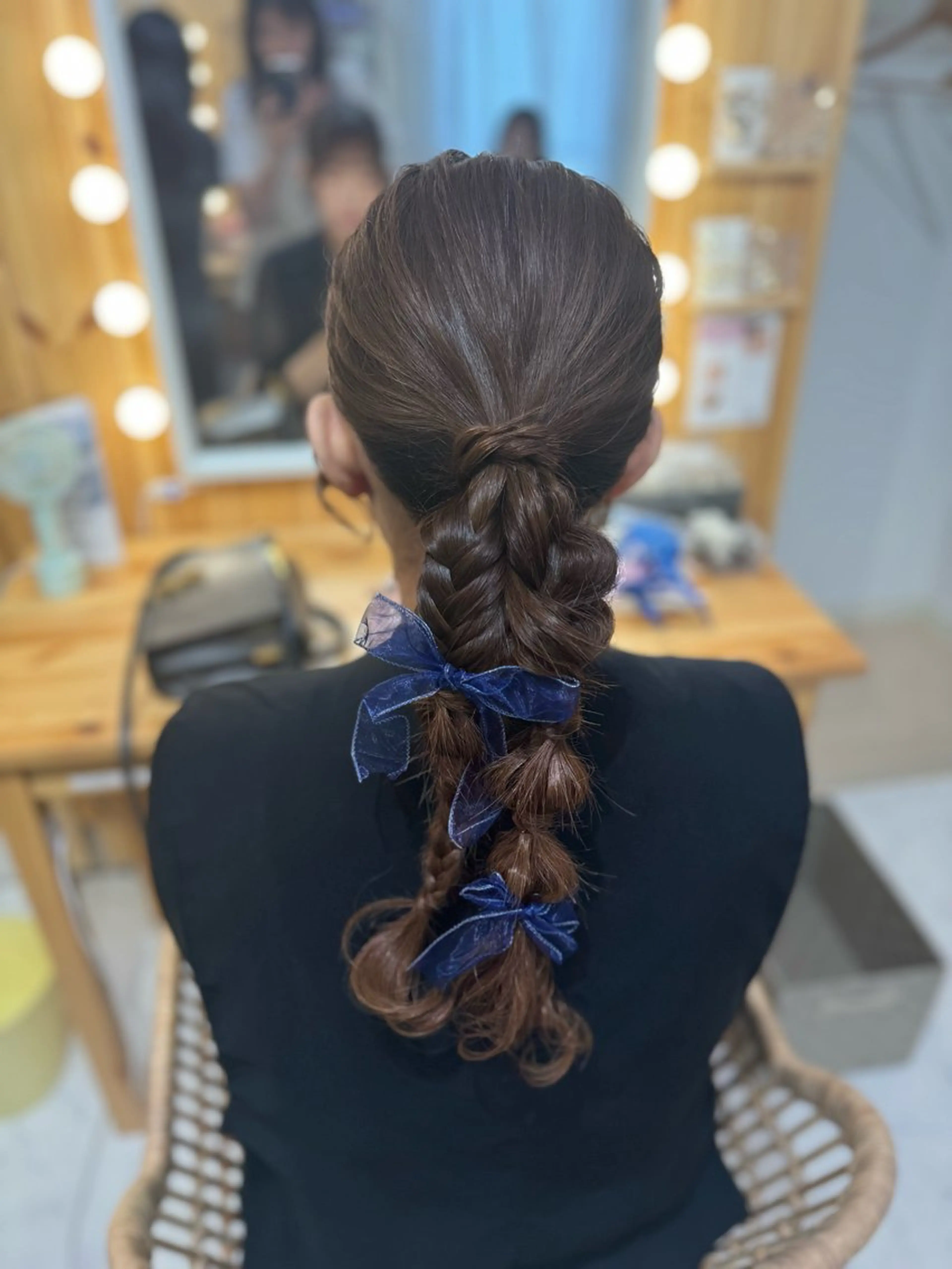 ロング ヘアアレンジ 鷲見 望のヘアスタイル