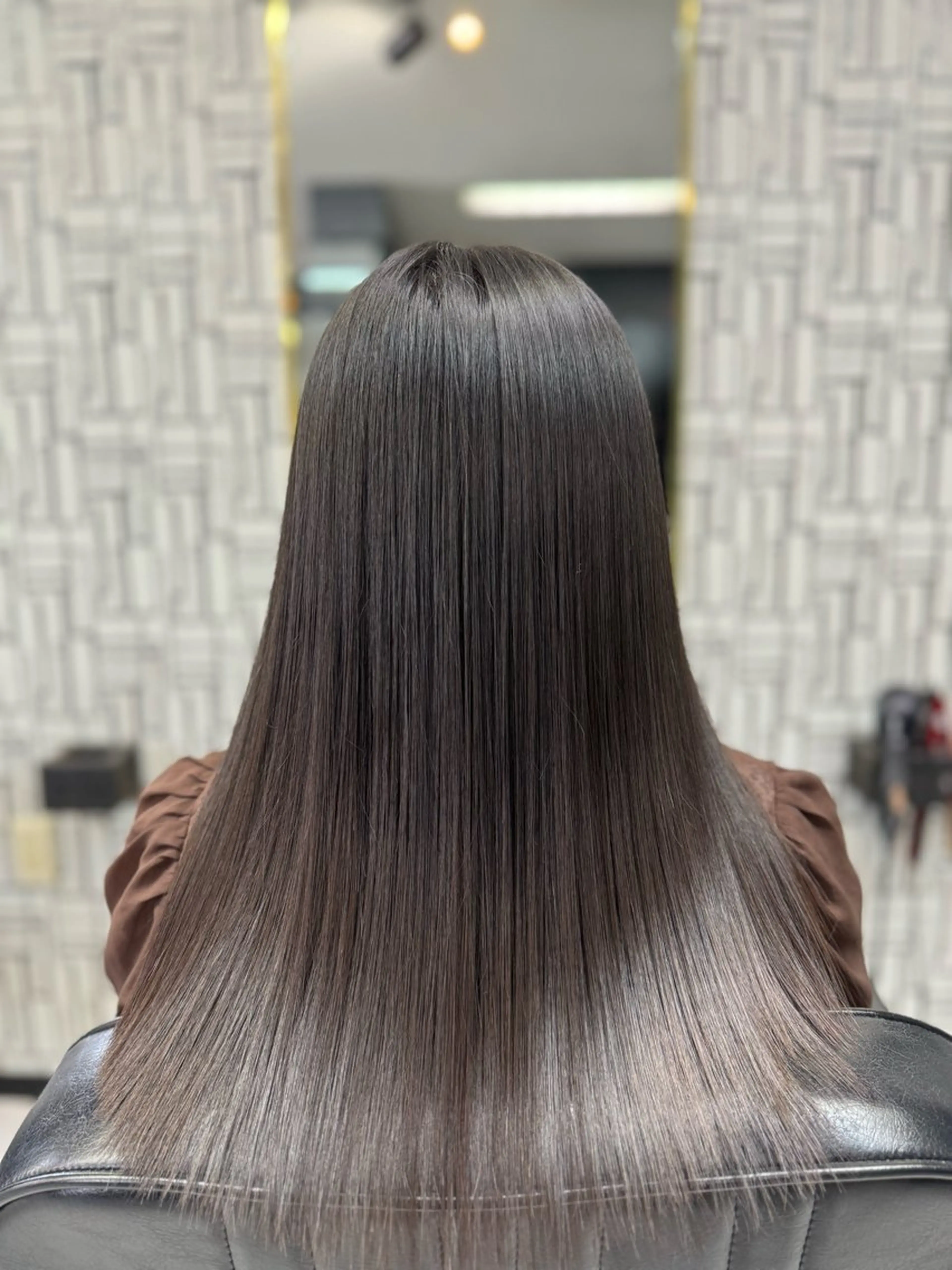 ロング パーマ カット 縮毛矯正 トリートメント 篠原 侑作のヘアスタイル