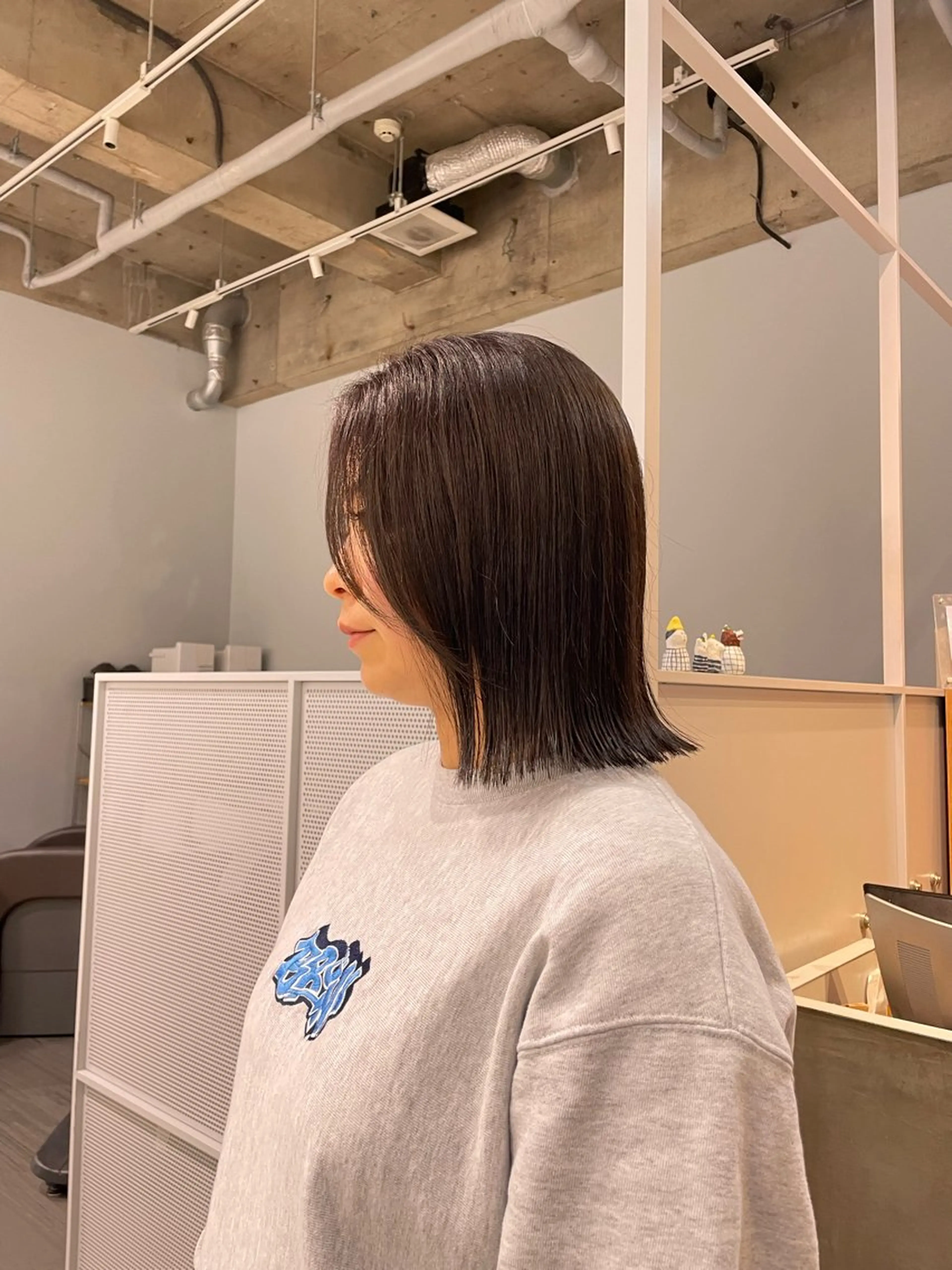 ミディアム カット いまかわ ゆなのヘアスタイル