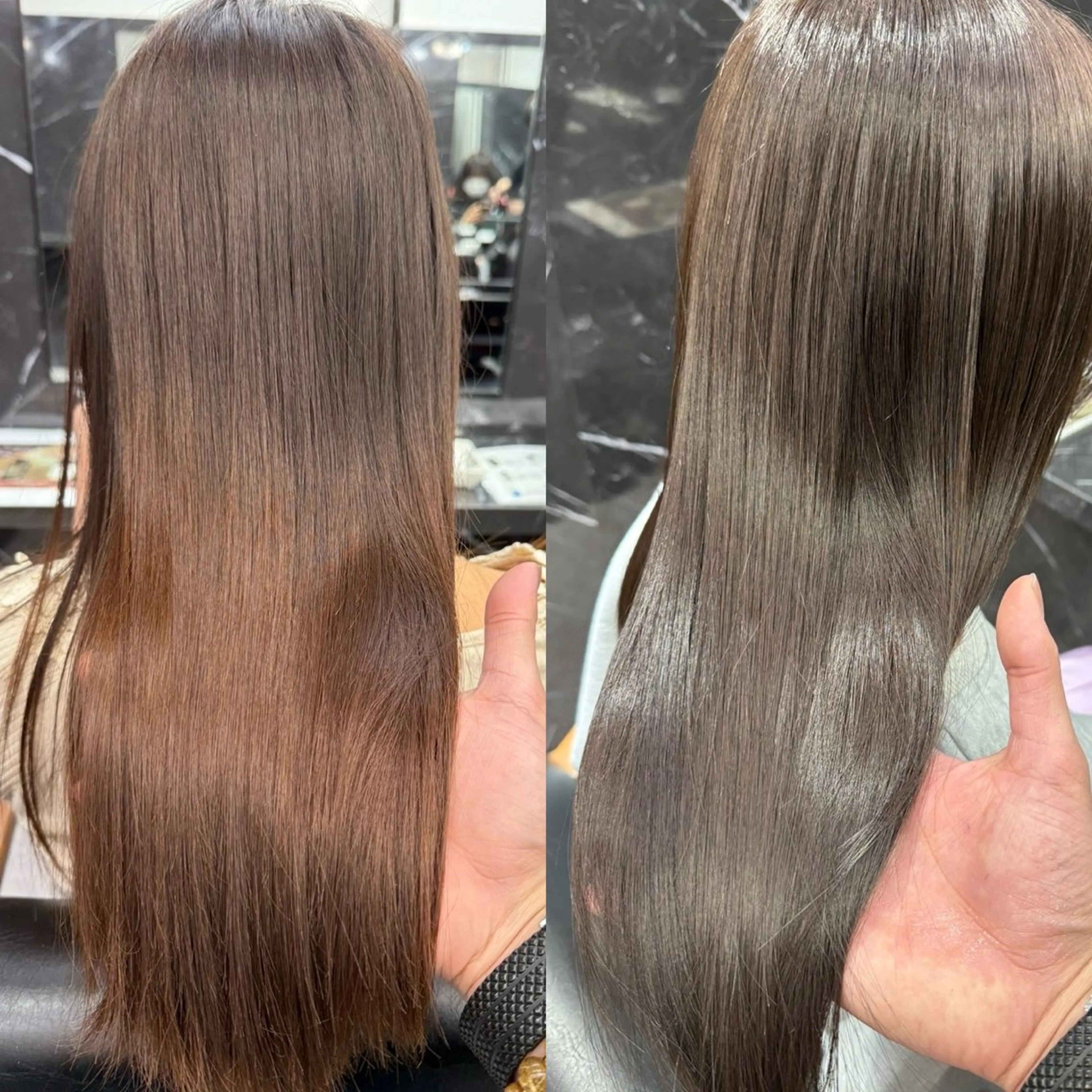 ロング カラー 大西 魁知のヘアスタイル