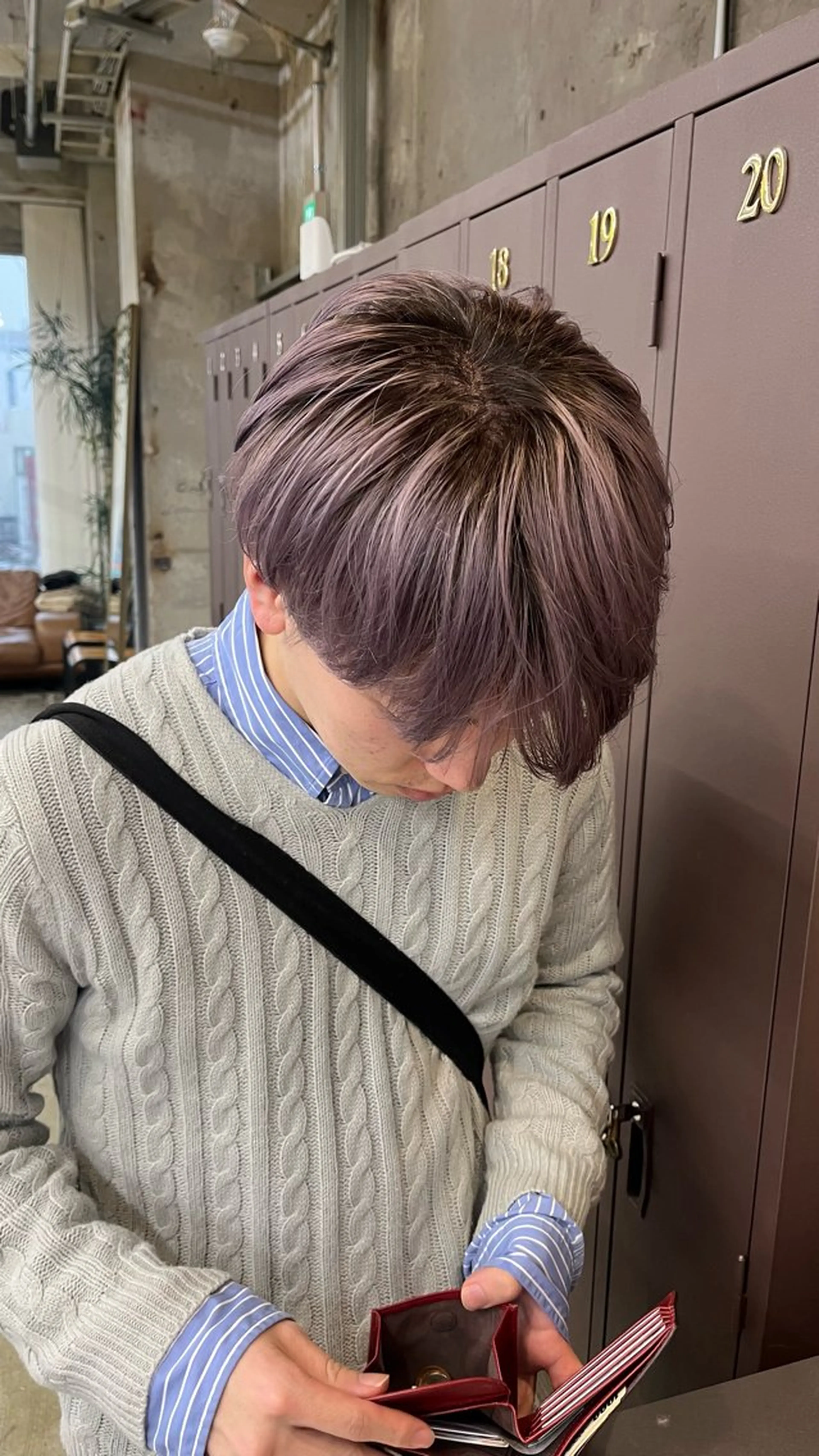 ショート ヘアカラー パーマ/オリーブ/ 酸性ストレート/ゆなのヘアスタイル