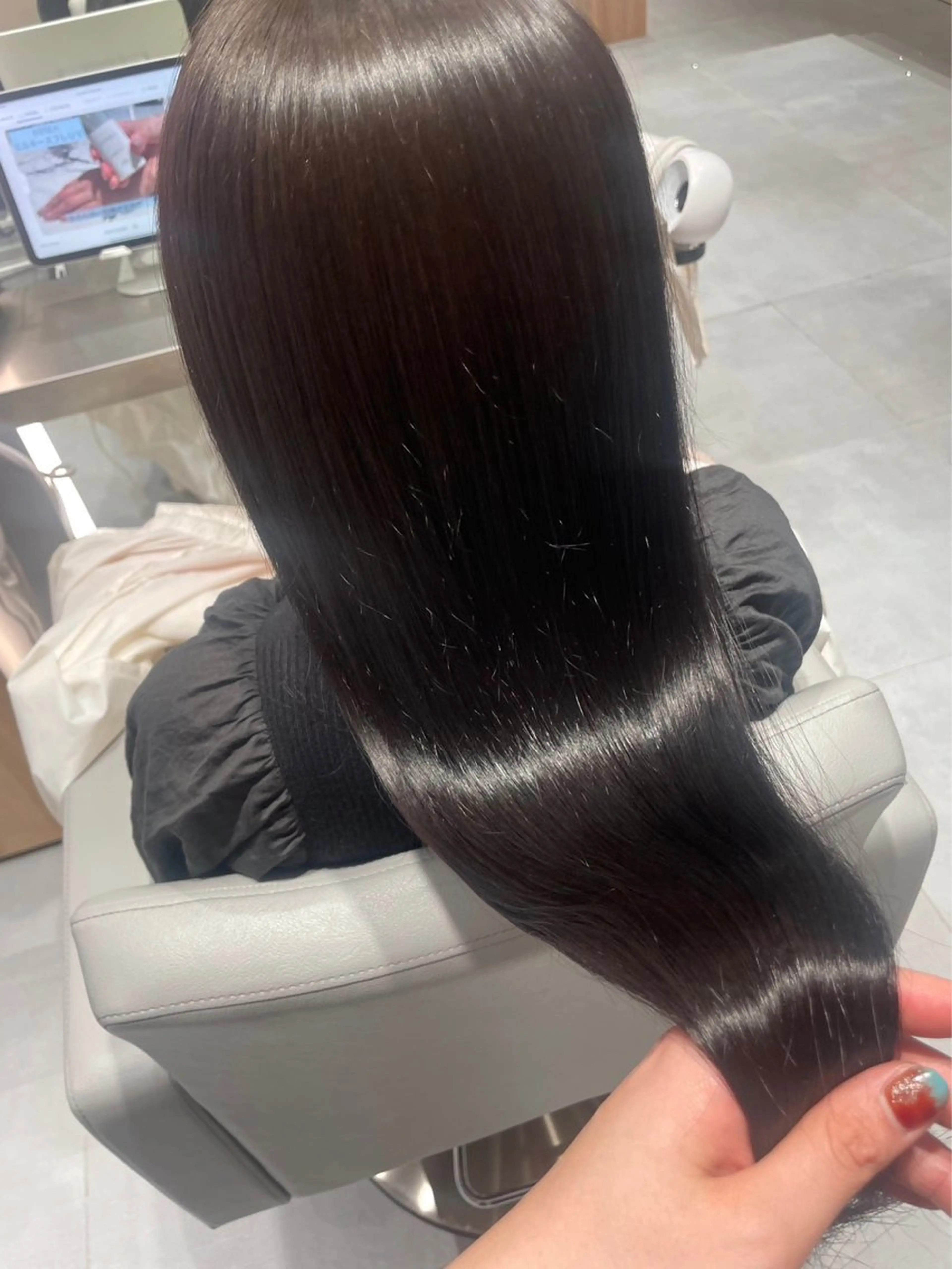 ロング ヘアカラー 🎀縮毛矯正/ボブ /渋谷/MIKI🎀のヘアスタイル