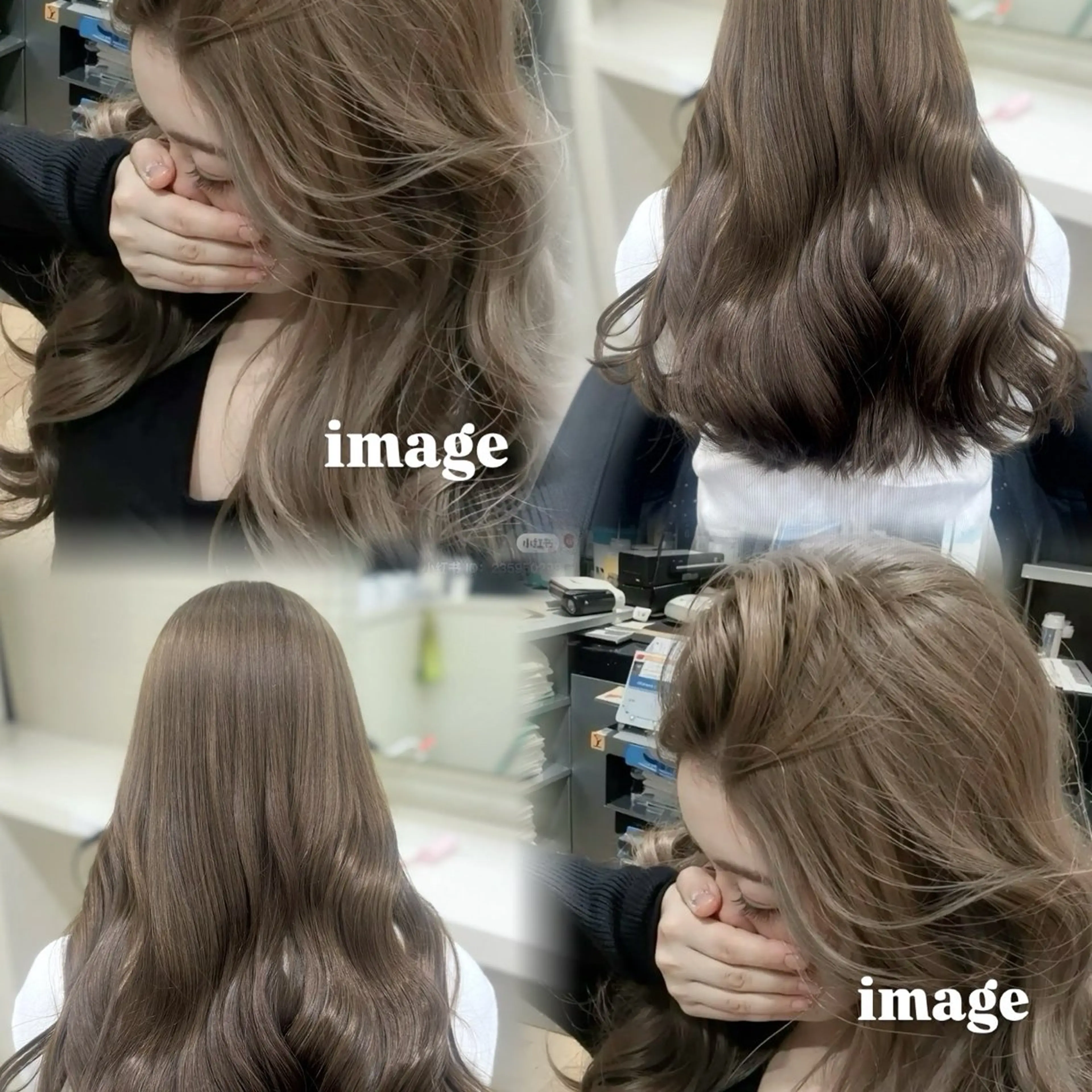 ロング カラー ヘアカラー 🤍韓国大人っぽ ベージュMAI🤍のヘアスタイル