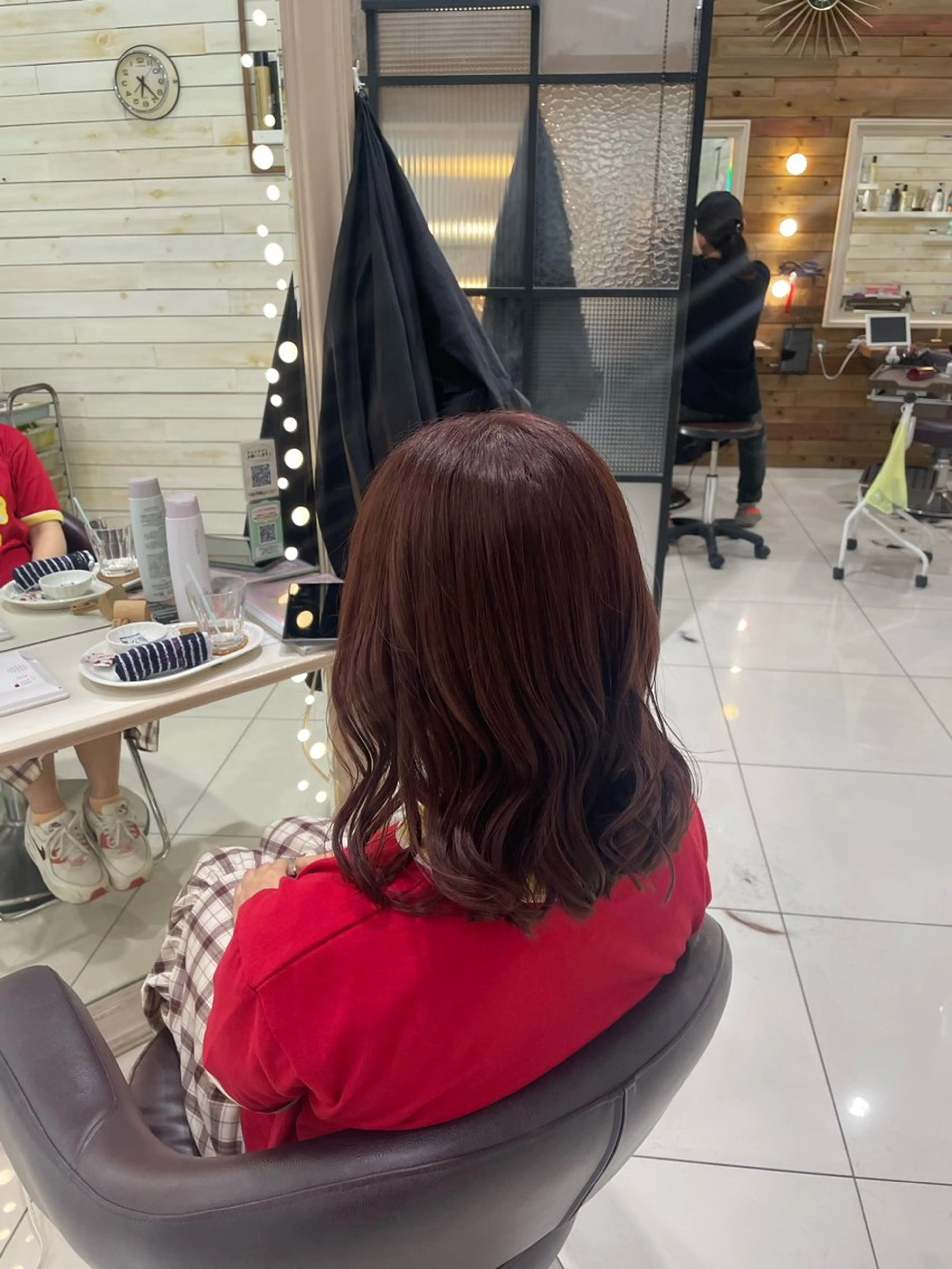 〖人気No1〗透明感up🍒ナチュラルカラー＋ドライ（7700円）の写真