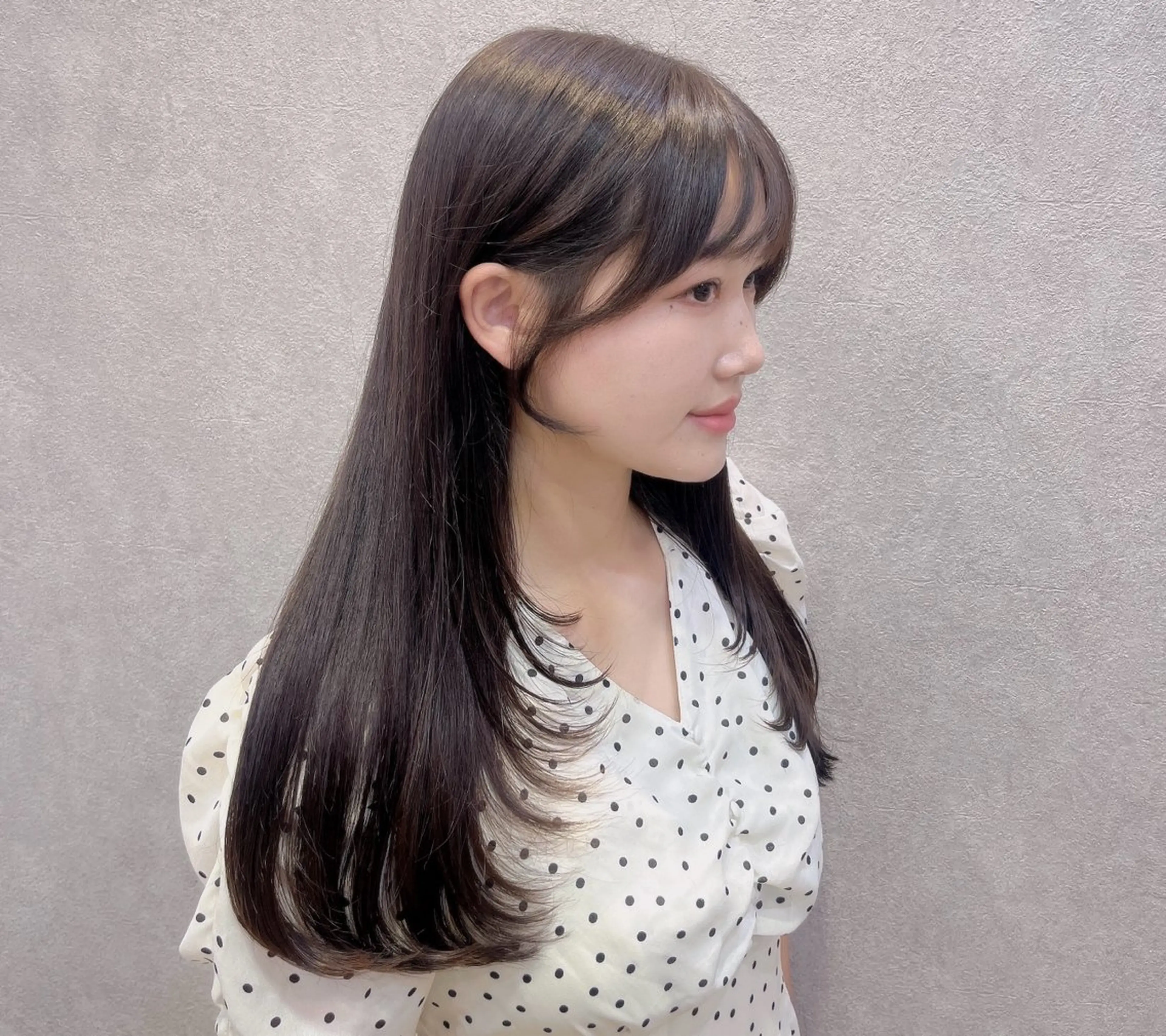 🩷前髪カット＆お出かけ前に巻き髪仕上げ🩷の写真