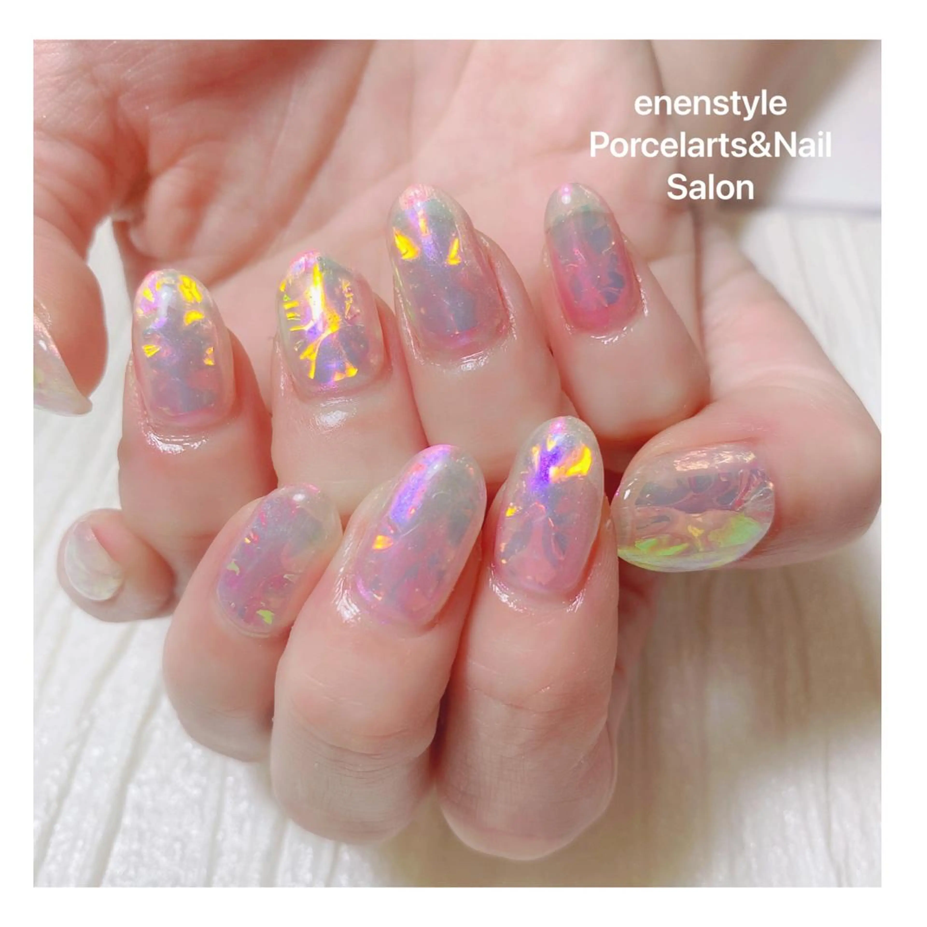 ミディアム ネイル 👑enen style👑のネイルデザイン