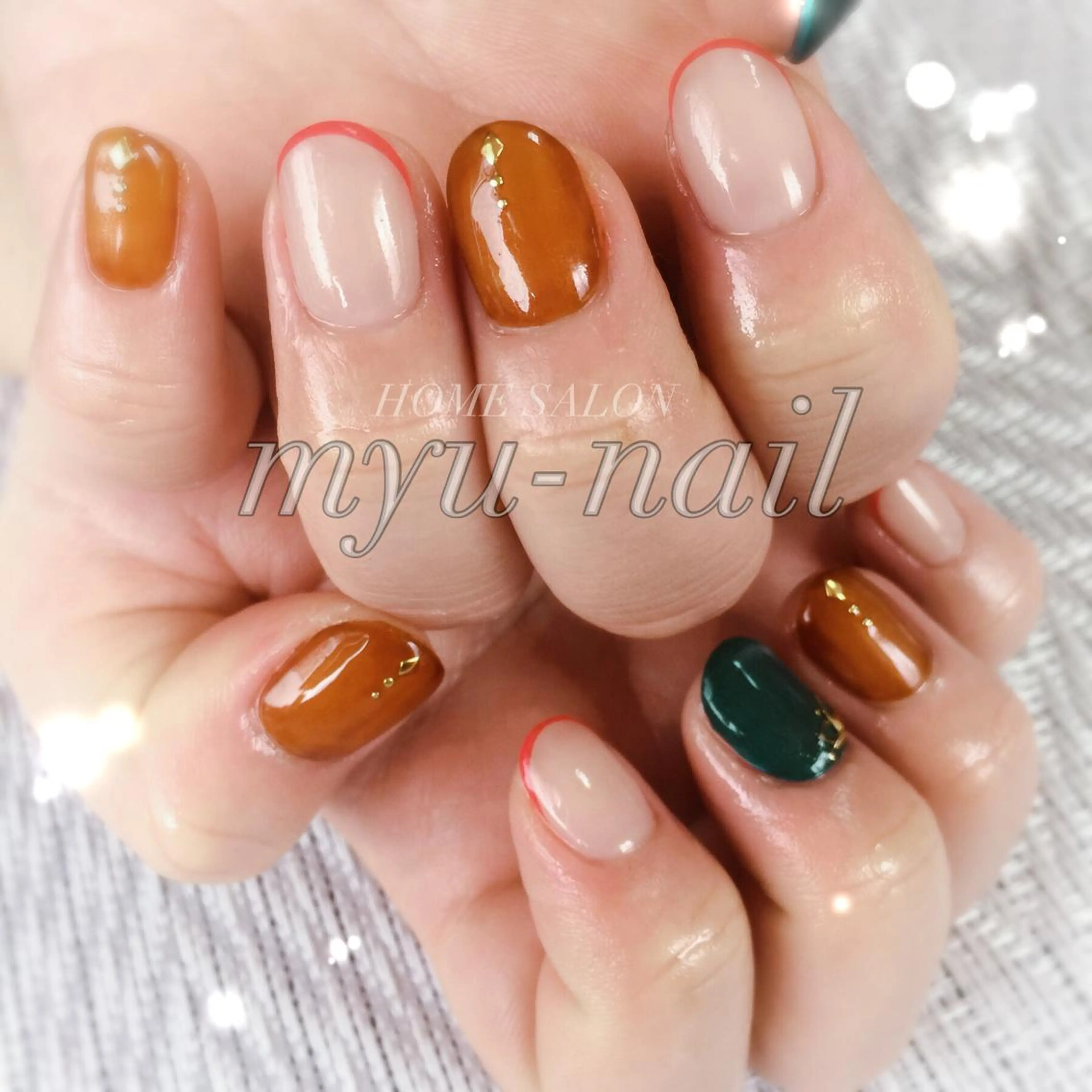 ネイル ハンドネイル ホームサロン myu-nailのネイルデザイン