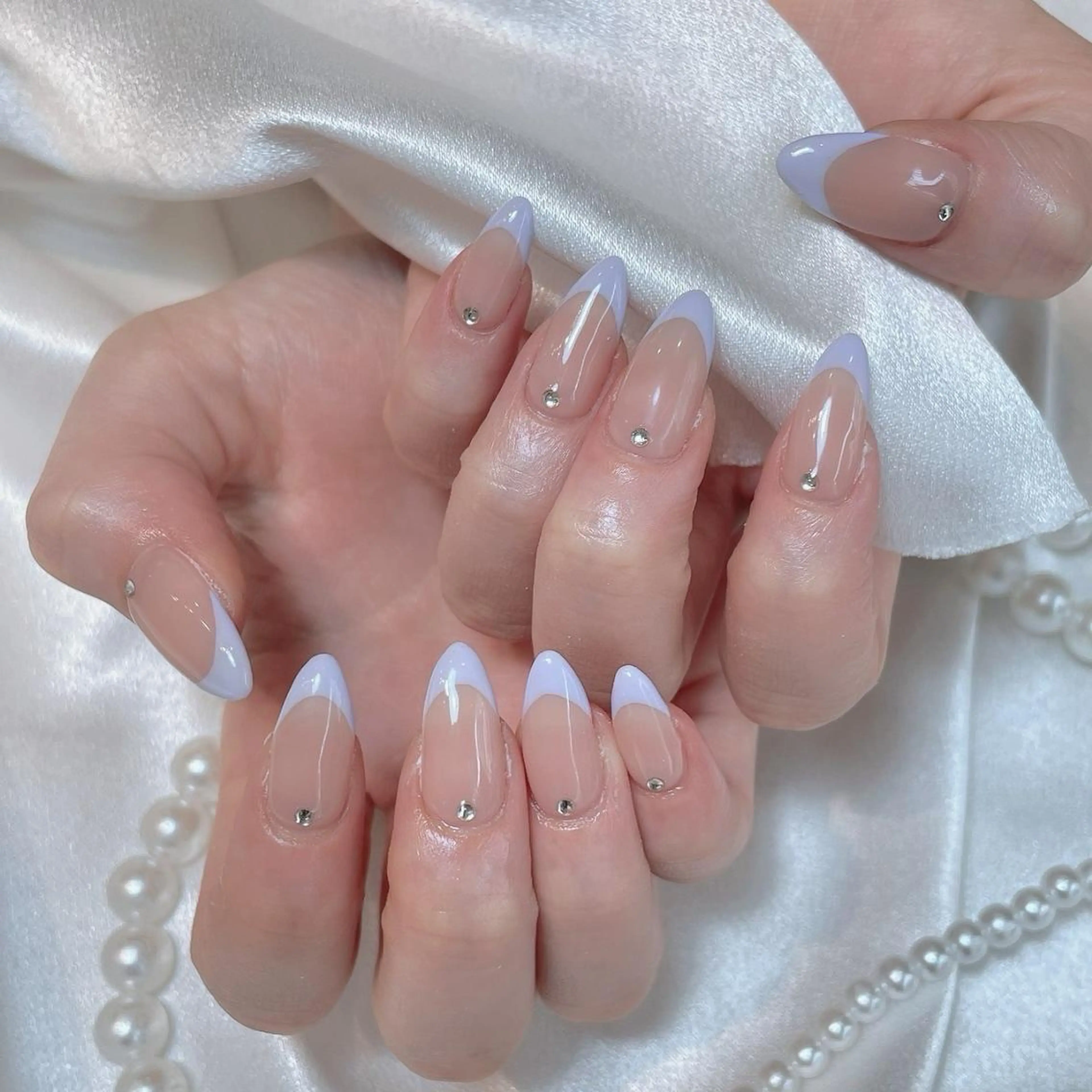 ネイル ストーンネイル ハンドネイル 🌷Yun nail salon🌷のネイルデザイン