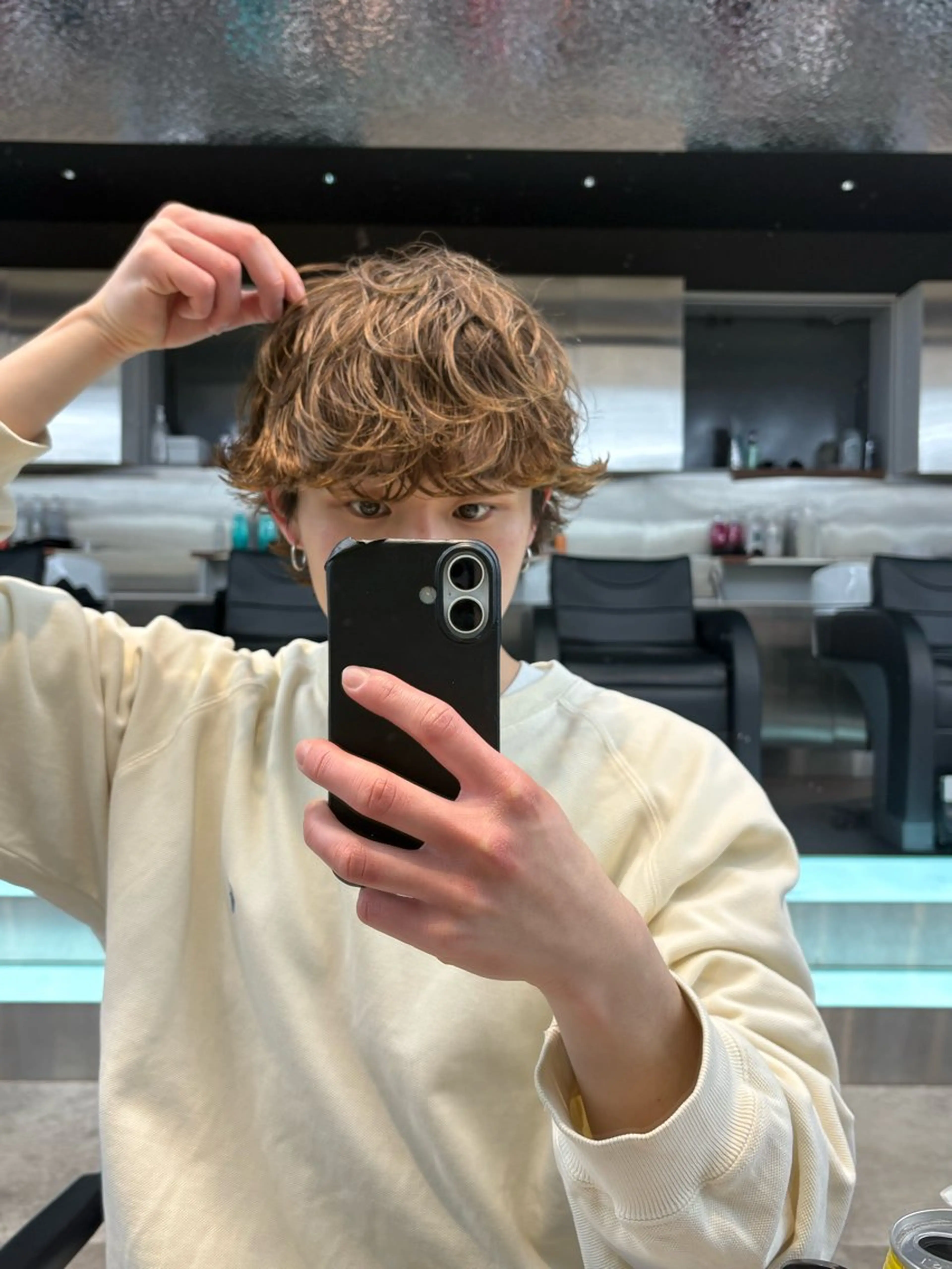 カラー パーマ メンズ カット パーマ fifth 武正 琉生のヘアスタイル