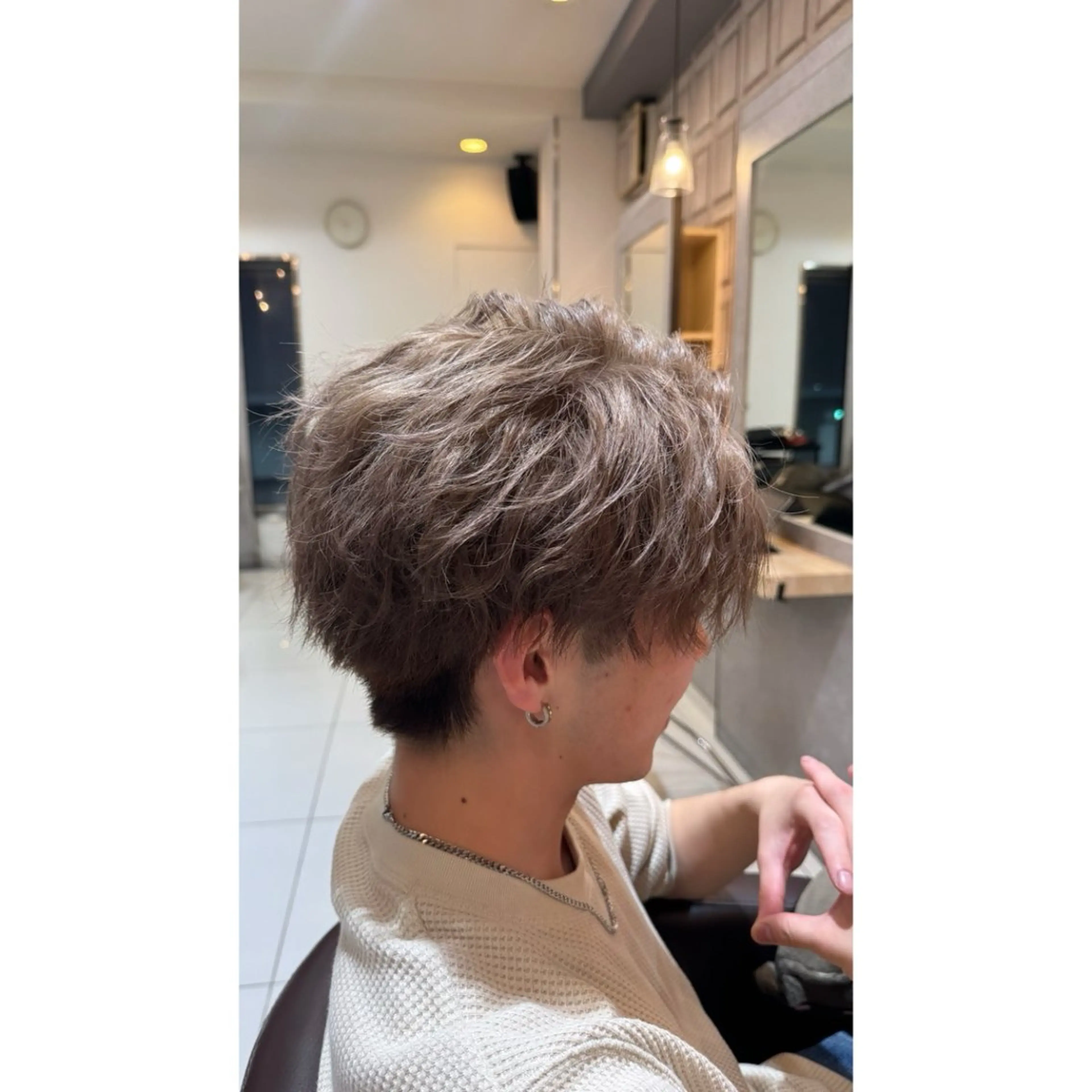 ショート カラー メンズ カット ヘアカラー トリートメント beaute錦糸町 🦖⋆͛yuka💚のヘアスタイル