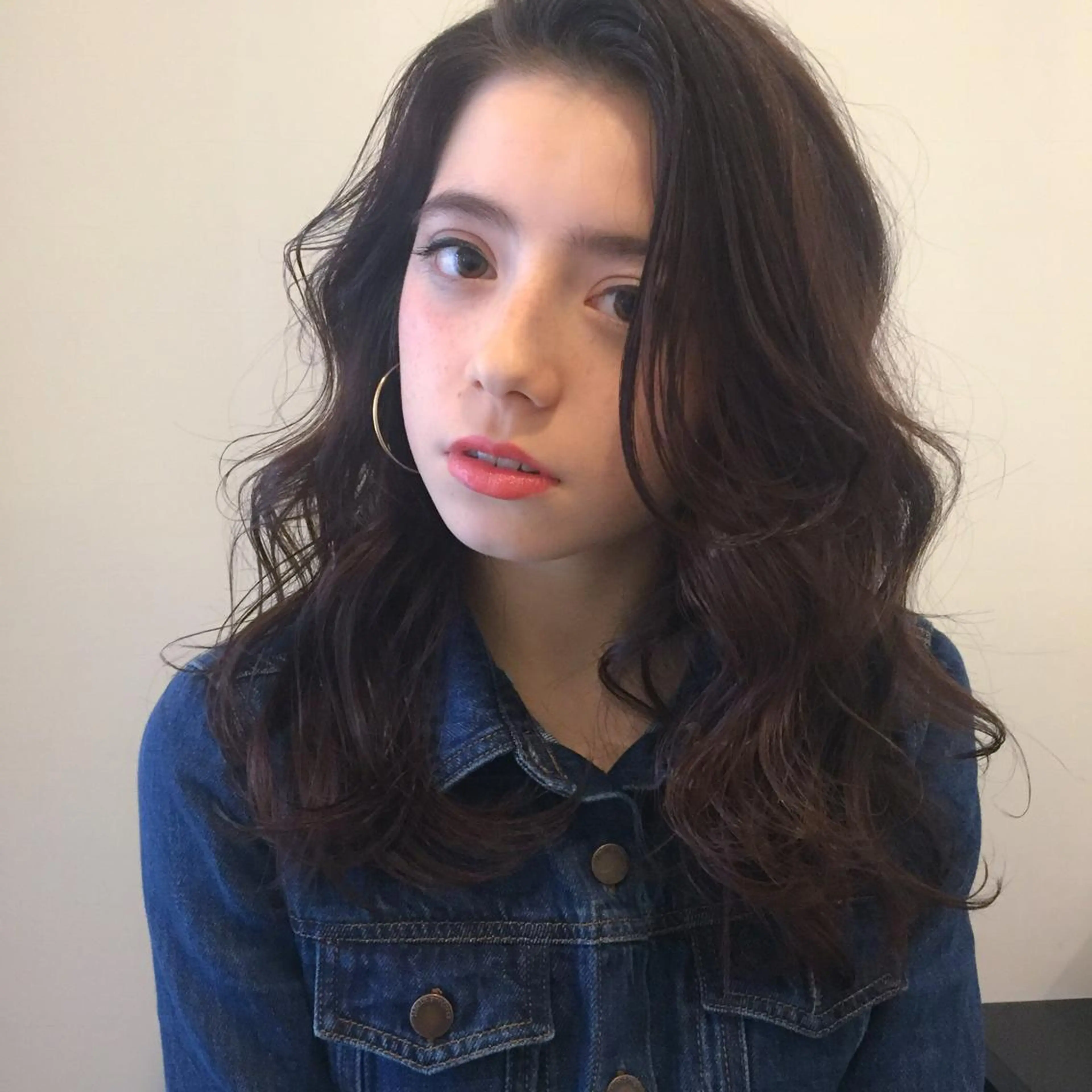 ロング カラー パーマ ヘアアレンジ hayaka todaのヘアスタイル