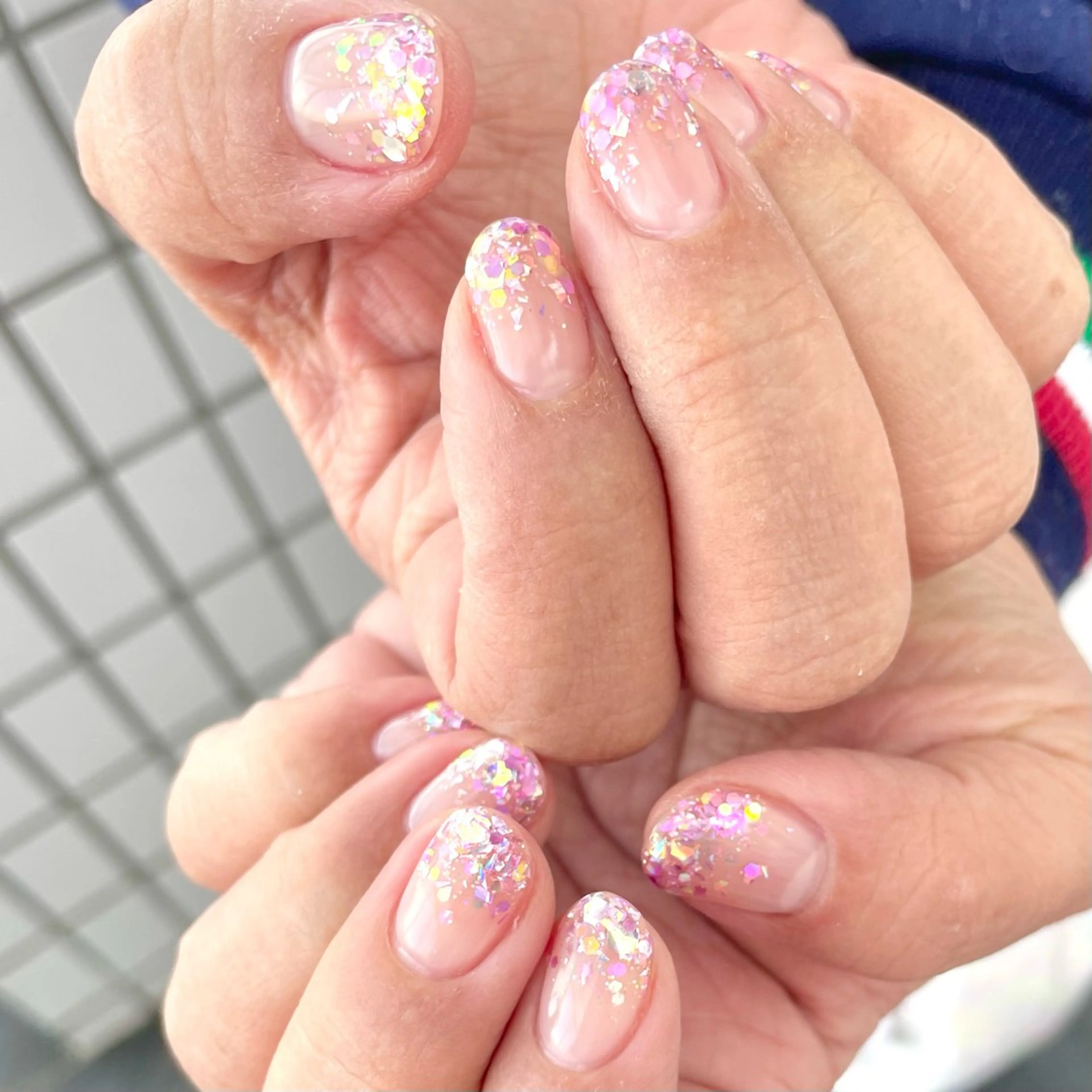 ネイル ラメ(グリッター) ハンドネイル Nail ヌシん家 AKANEのネイルデザイン