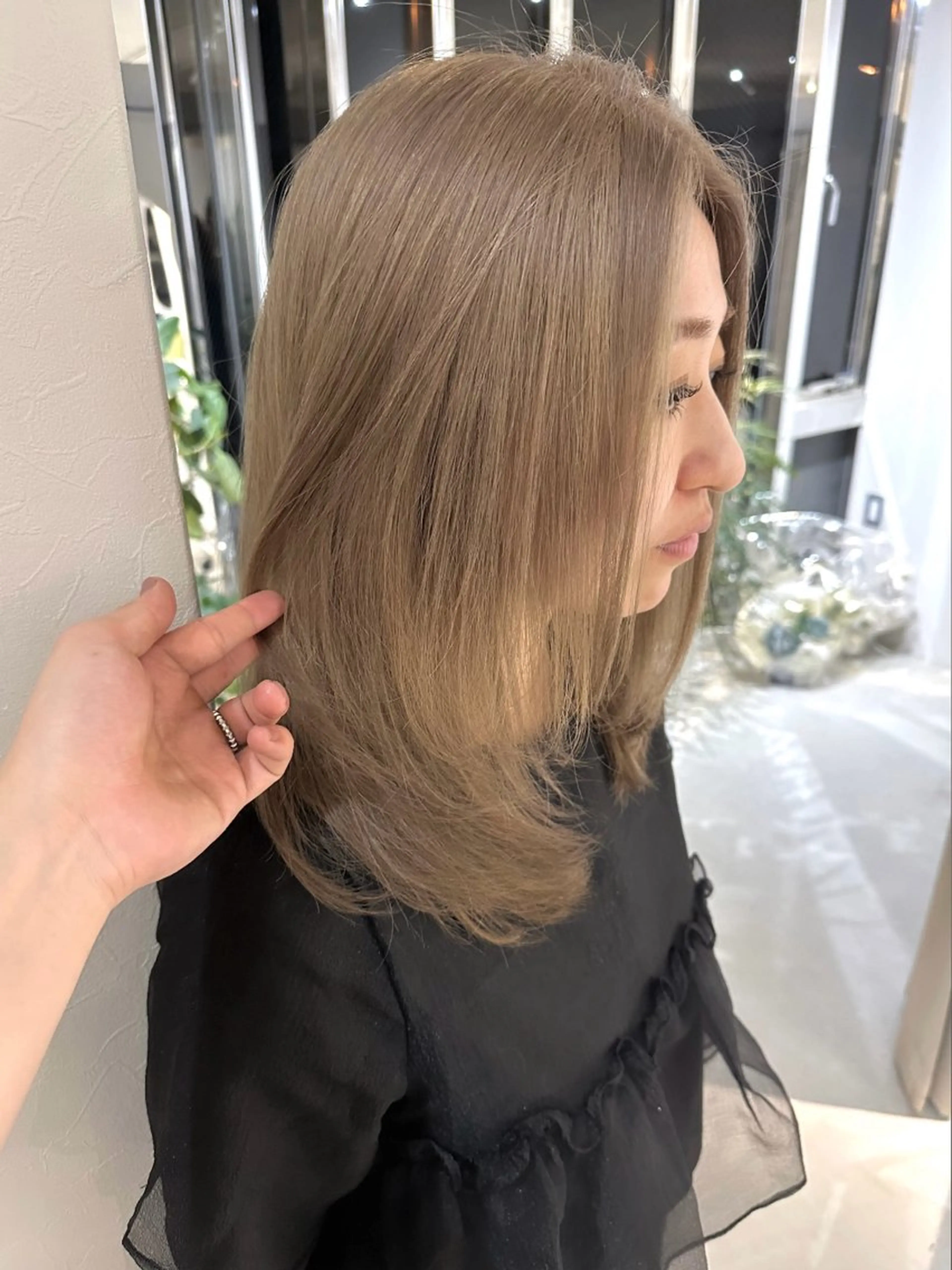 カラー ヘアカラー トリートメント 本町/新町/心斎橋 透明感カラーSANCのヘアスタイル