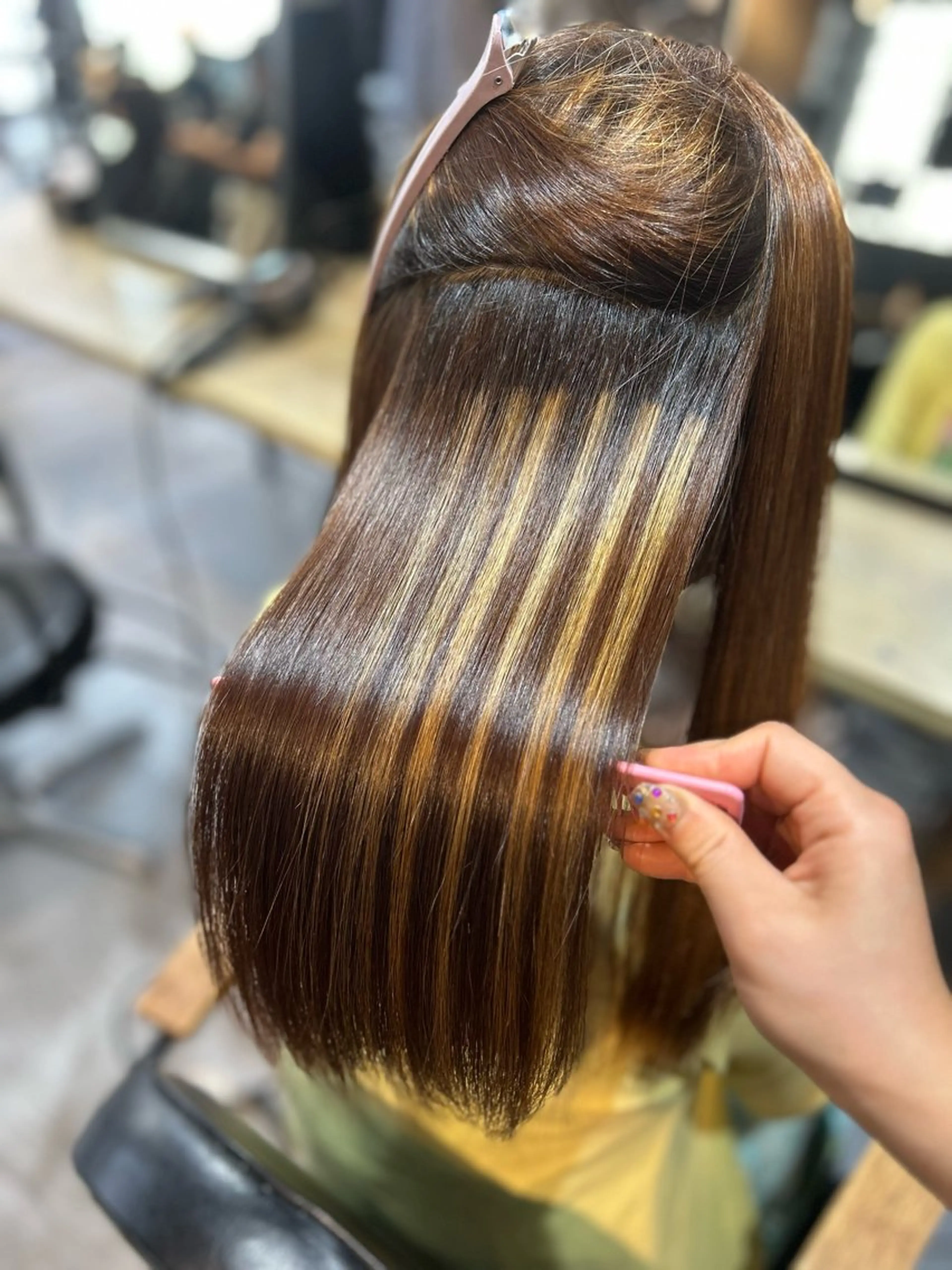 ロング 🌷ブリーチ縮毛矯正 /mina🌷のヘアスタイル