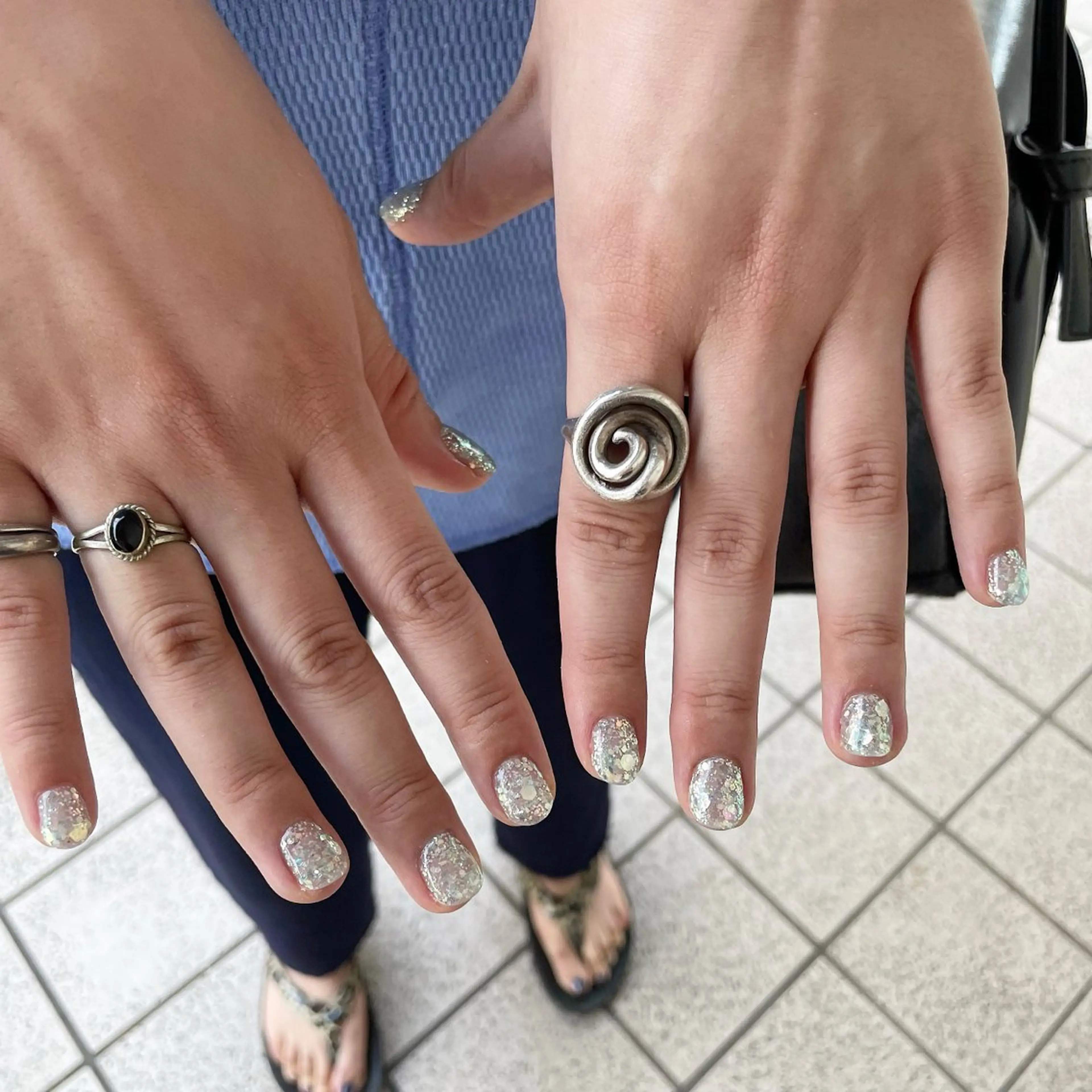 ネイル キラキラネイル ハンドネイル Bianca川越西口 KITAZAKI🫧のネイルデザイン