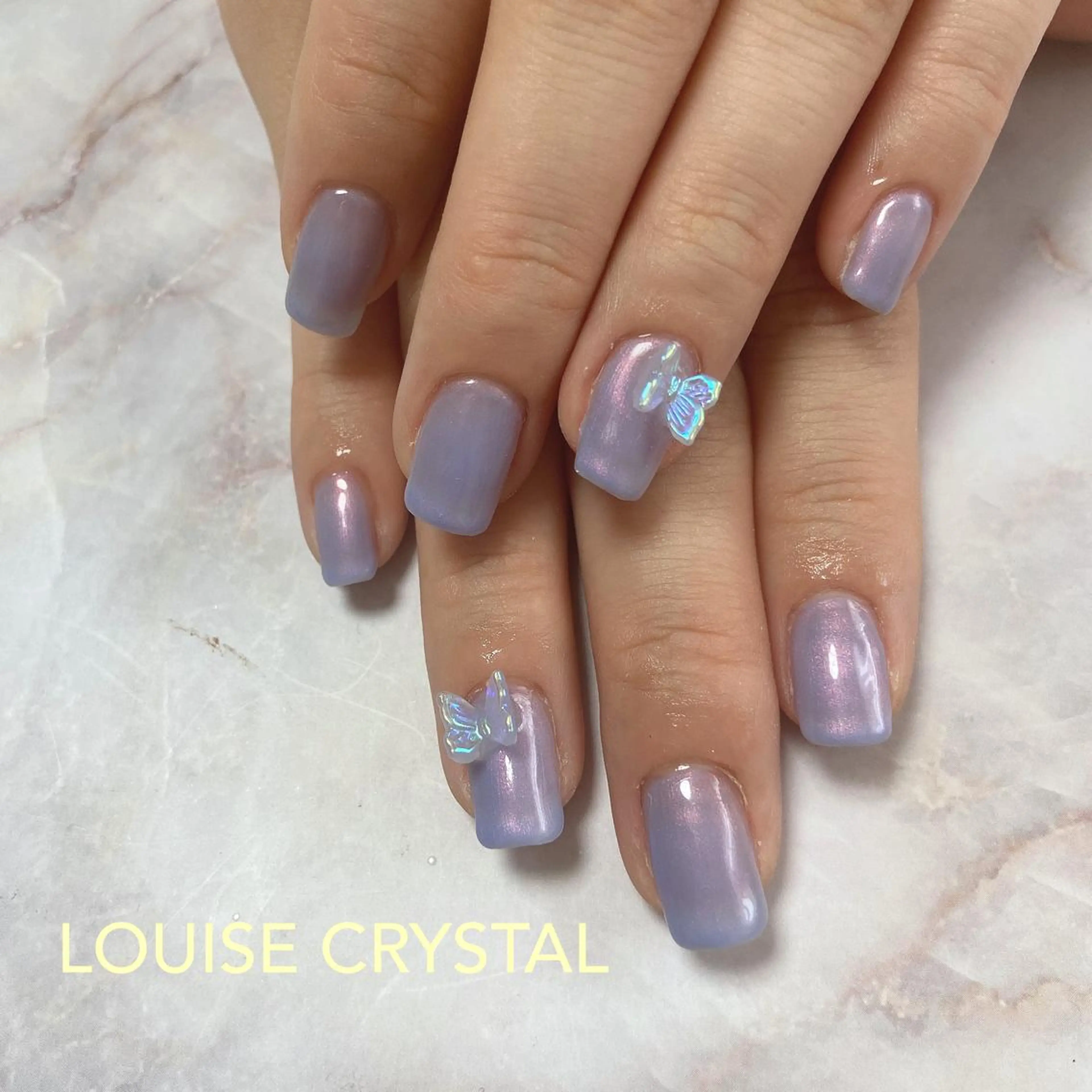 ネイル 持ち込み ハンドネイル LOUISE CRYSTALのネイルデザイン