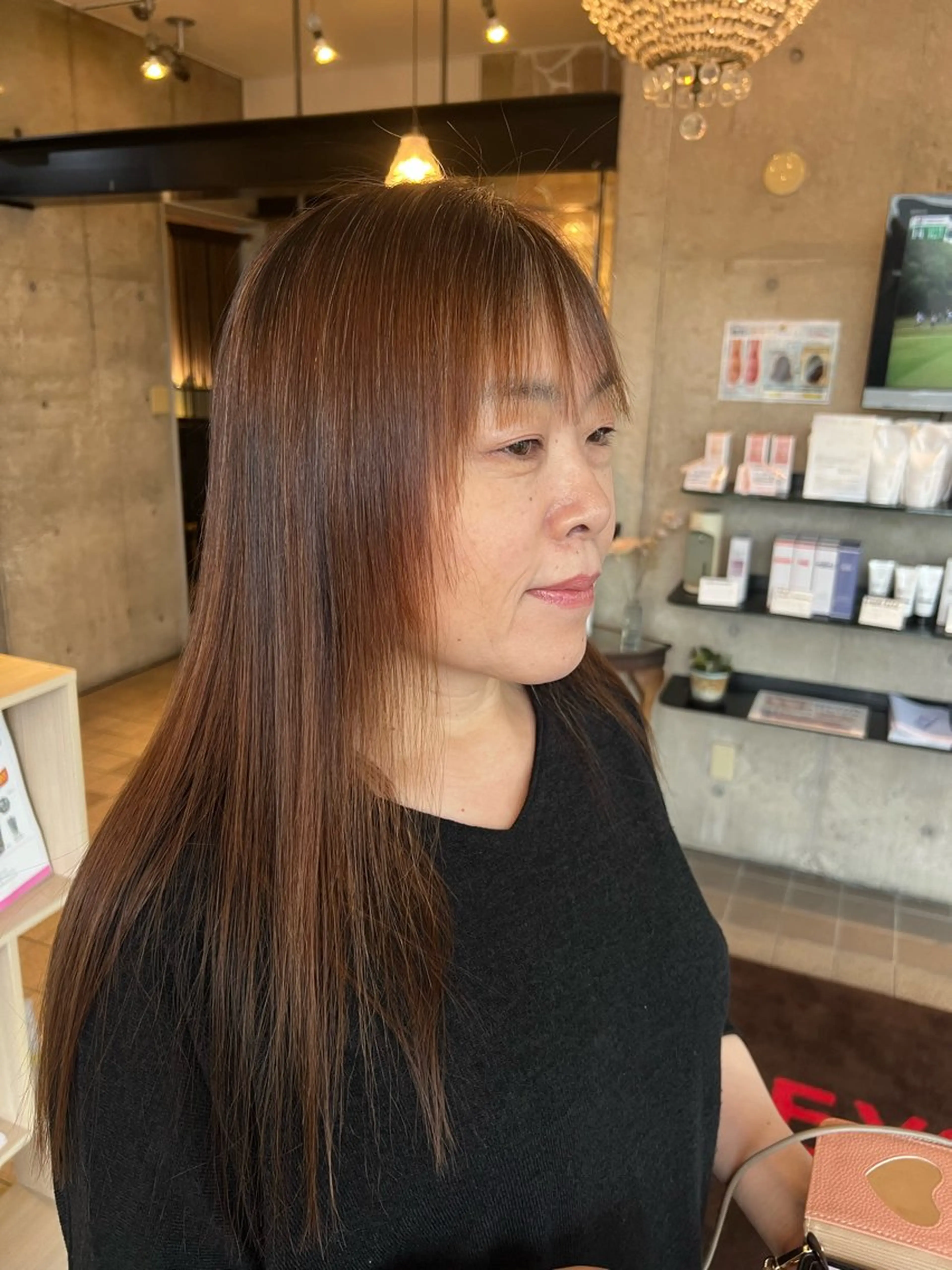 ロング パーマ 只野 真衣のヘアスタイル