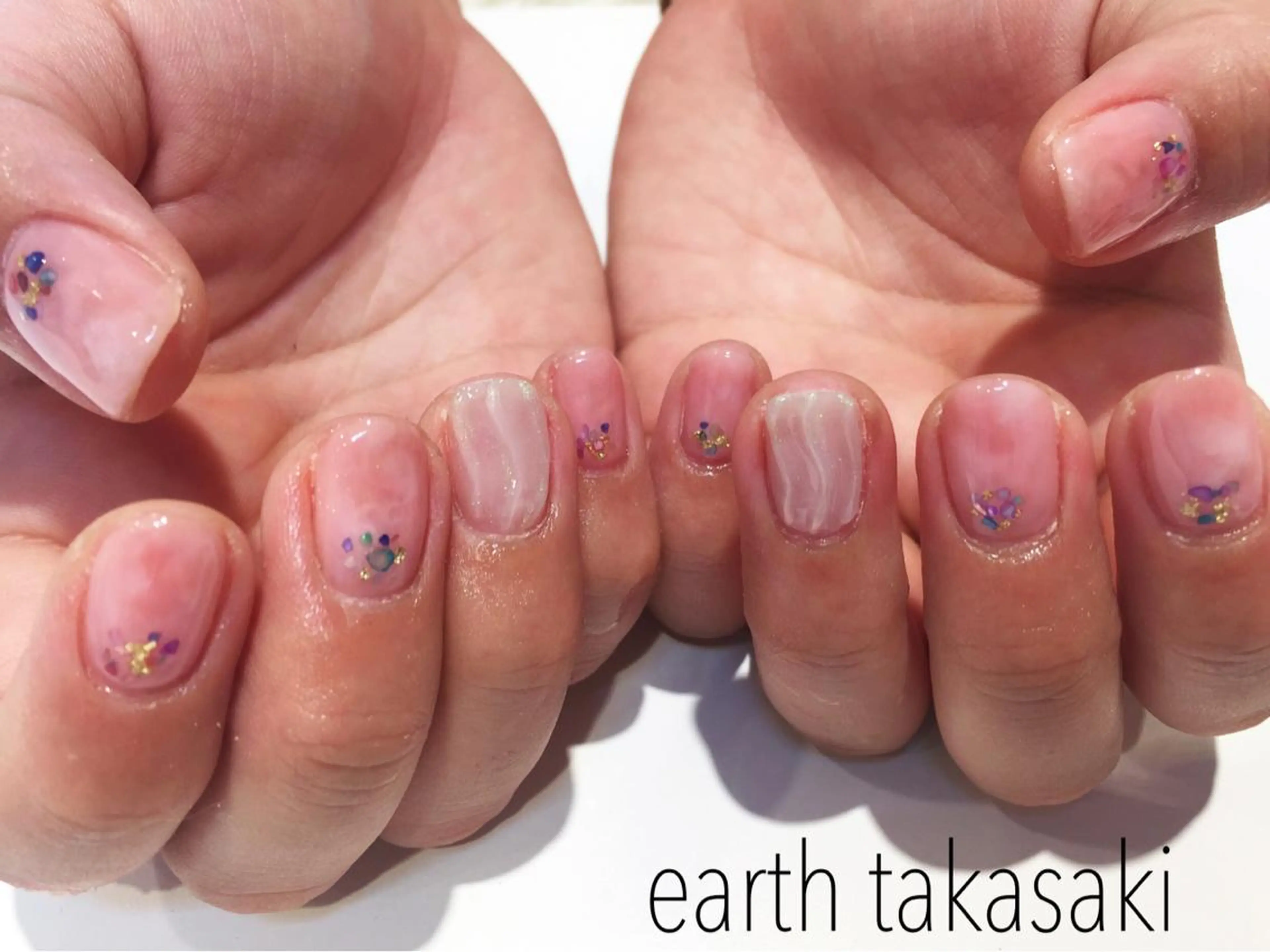 ネイル 大理石ネイル(マーブル) EARTH nanaのネイルデザイン