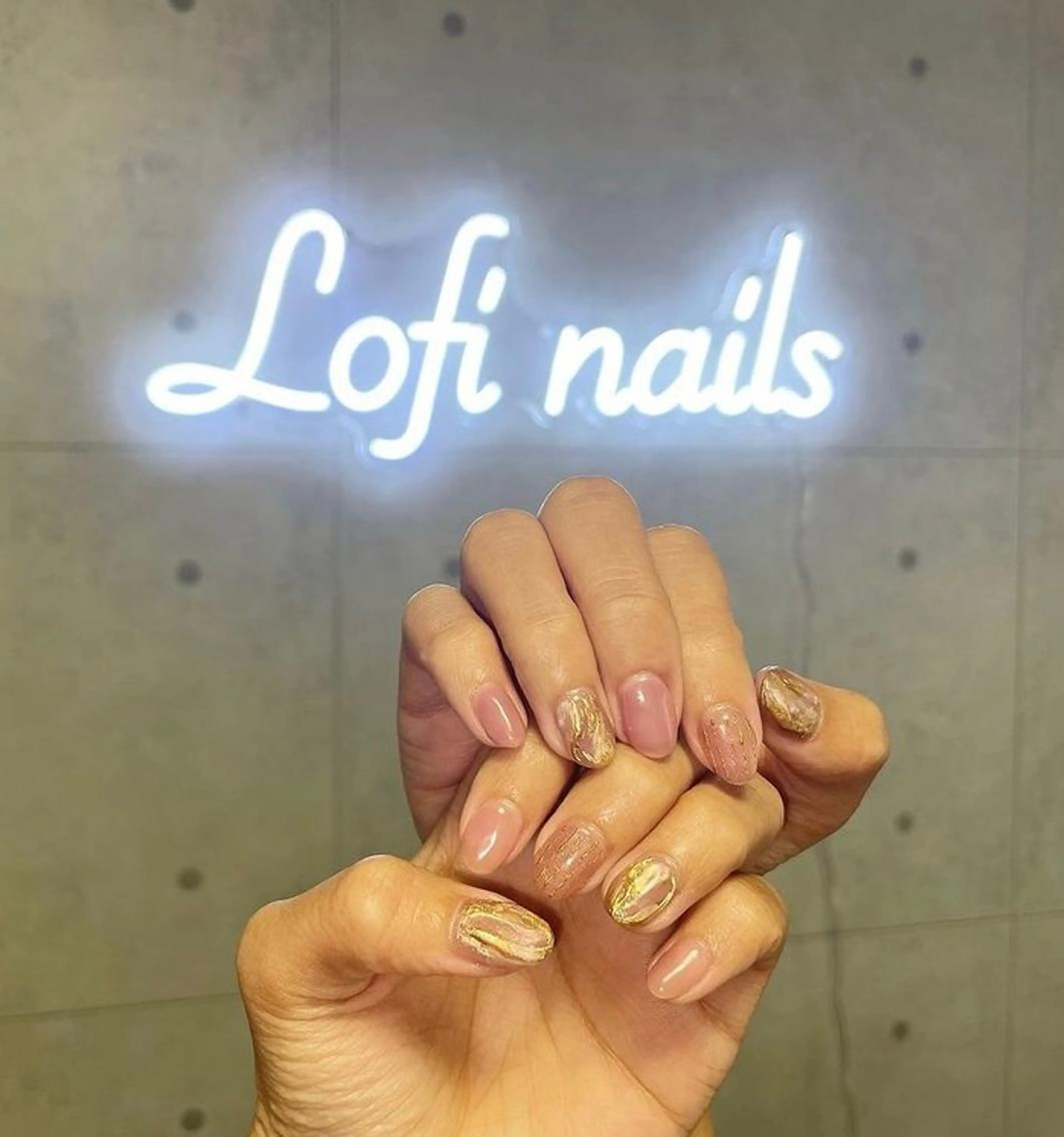 ネイル ミラーネイル Lofi nails ゆきこのネイルデザイン