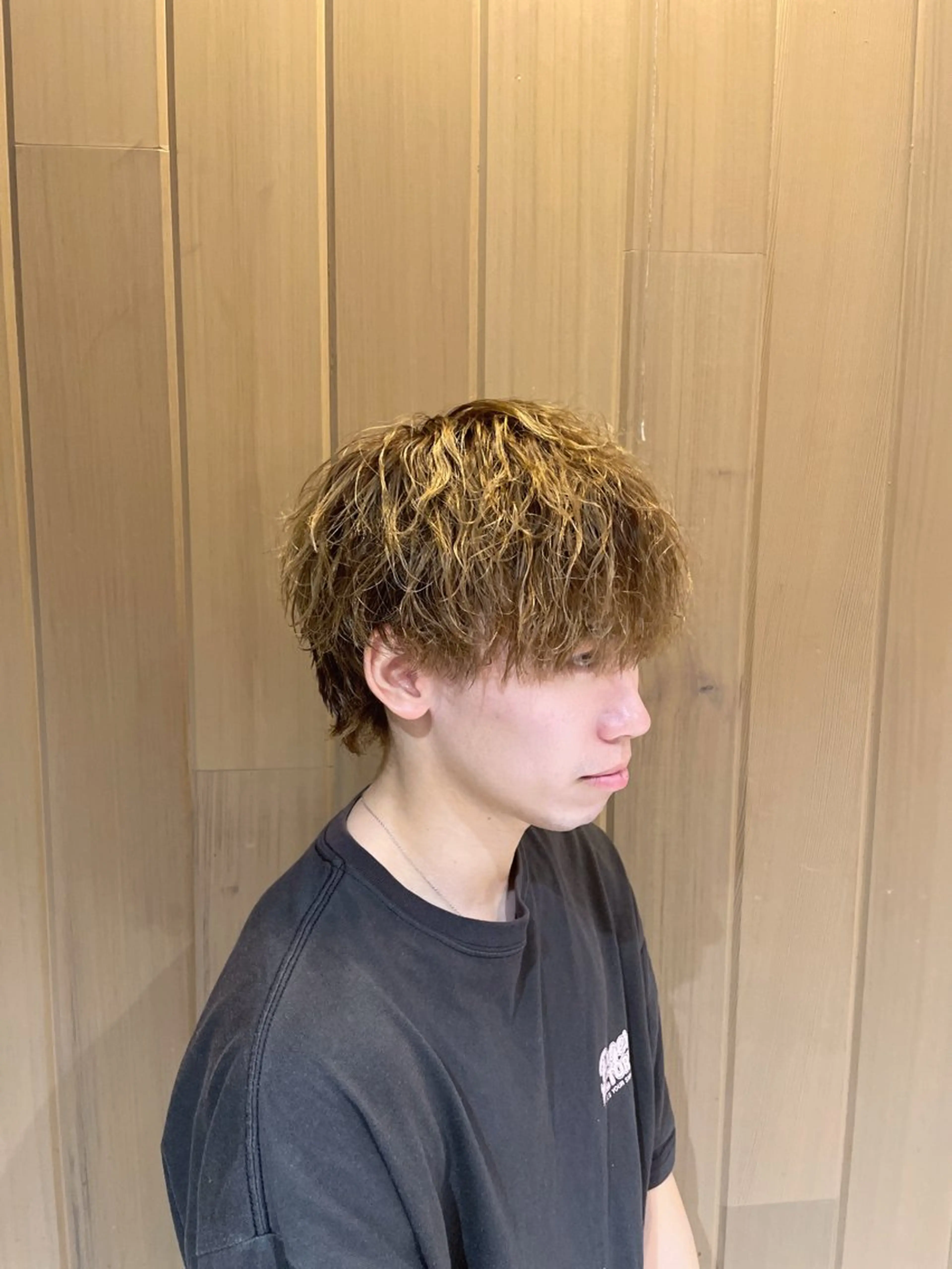 パーマ メンズ メンズブリーチ メンズパーマ 波巻きパーマ スパイラルパーマ PAPASS|尾頃 功明|メンズパーマのヘアスタイル